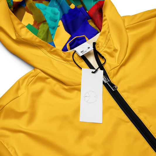 sUPer yEllow lEgo Men’s windbreaker