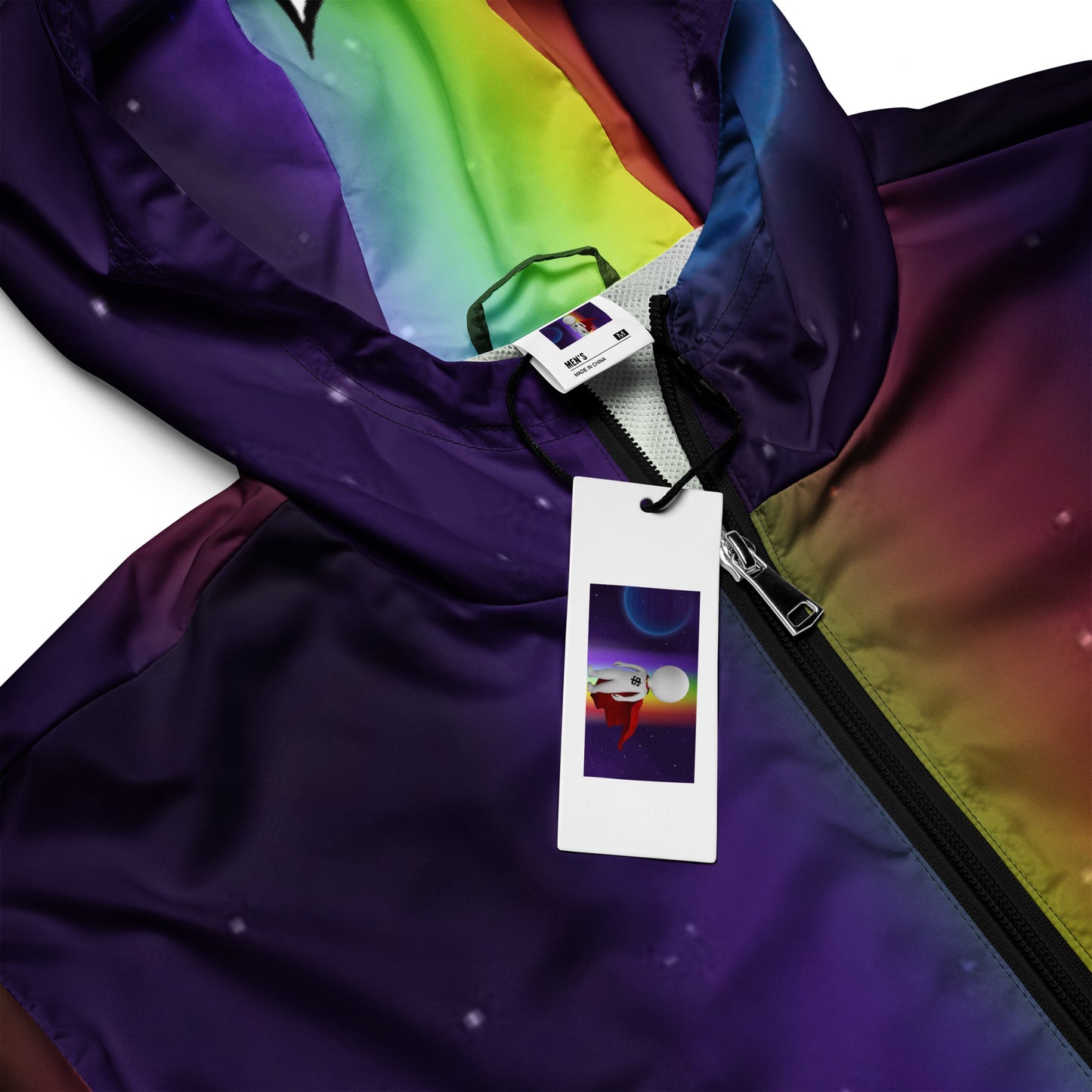 supa rainbow Men’s windbreaker