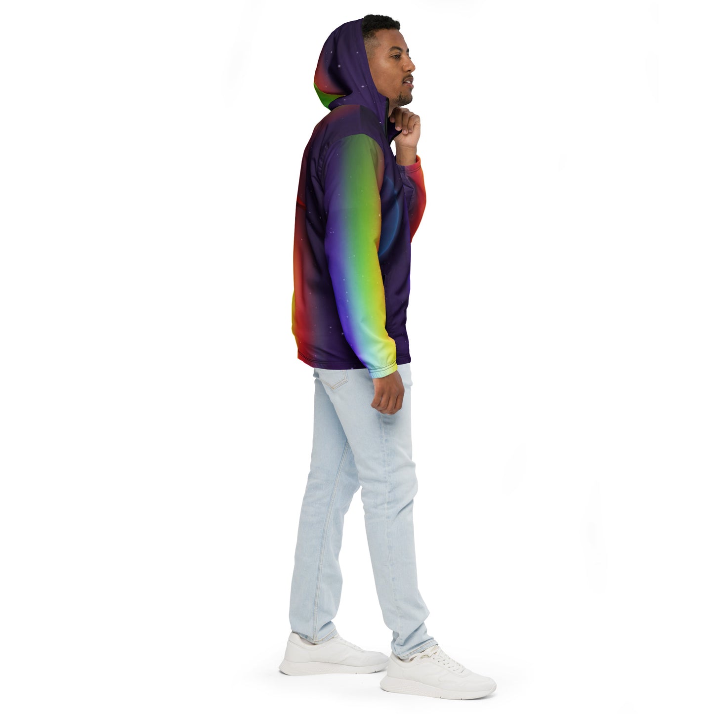 supa rainbow Men’s windbreaker