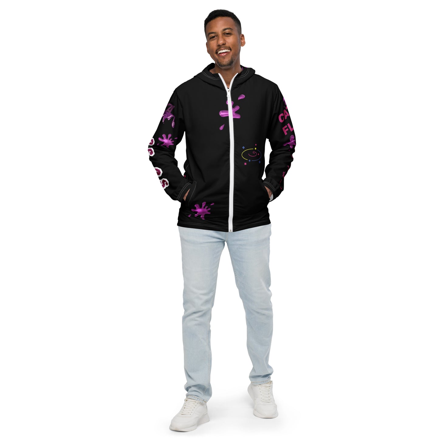 SUPA PINK ICE Men’s windbreaker