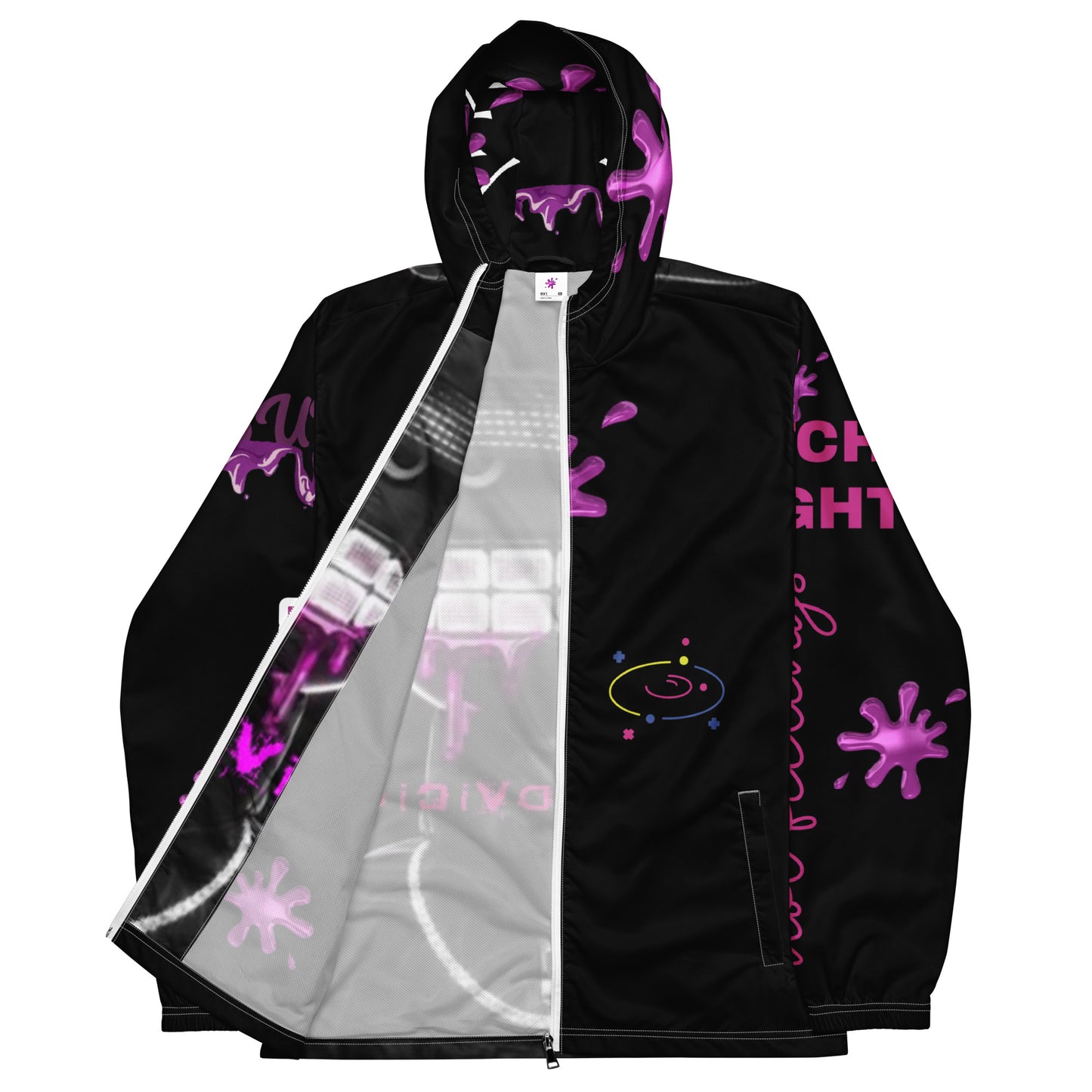 SUPA PINK ICE Men’s windbreaker