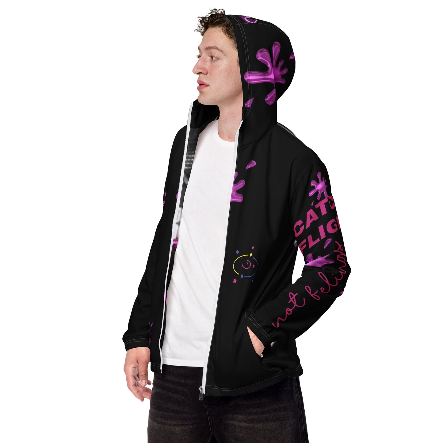 SUPA PINK ICE Men’s windbreaker