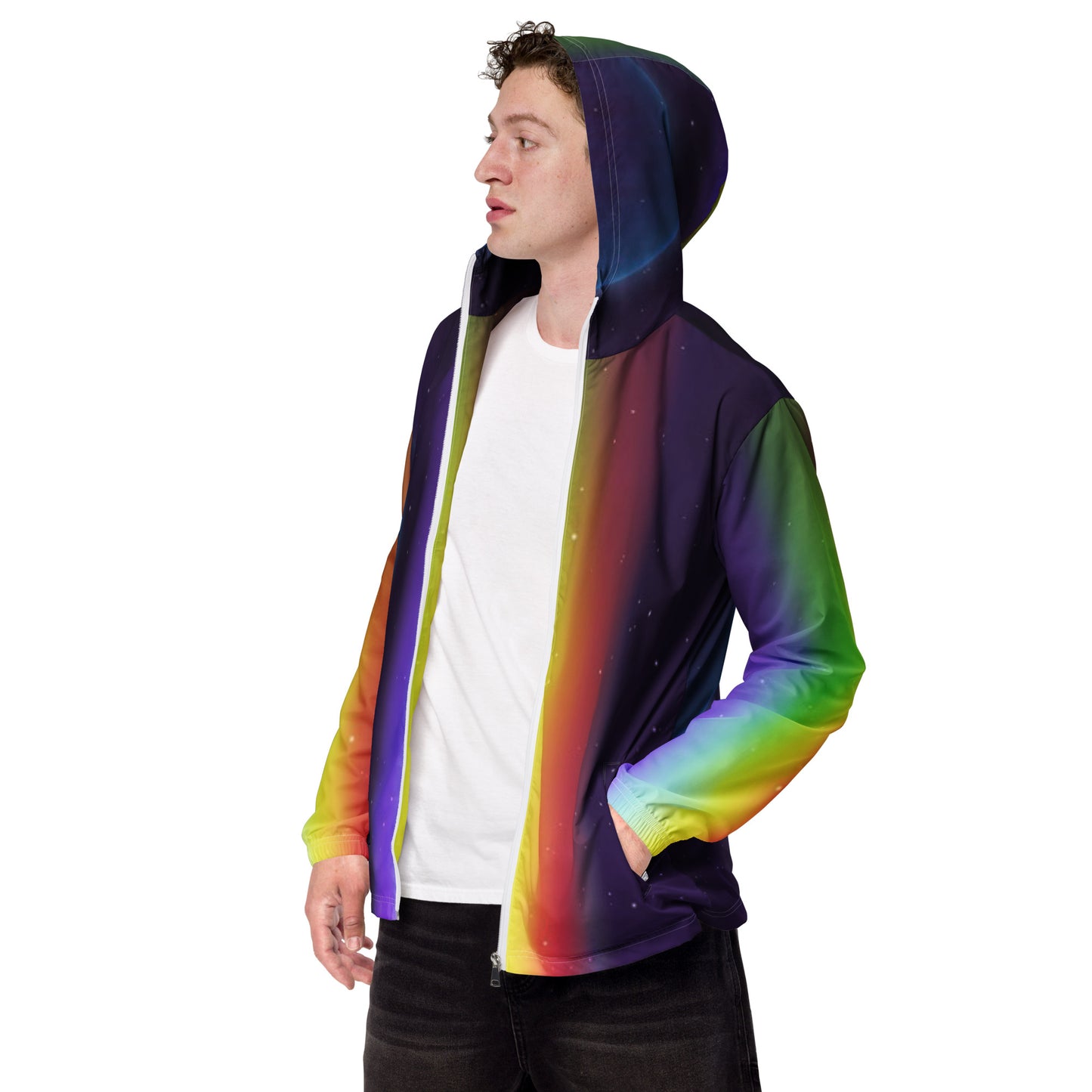 supa rainbow Men’s windbreaker
