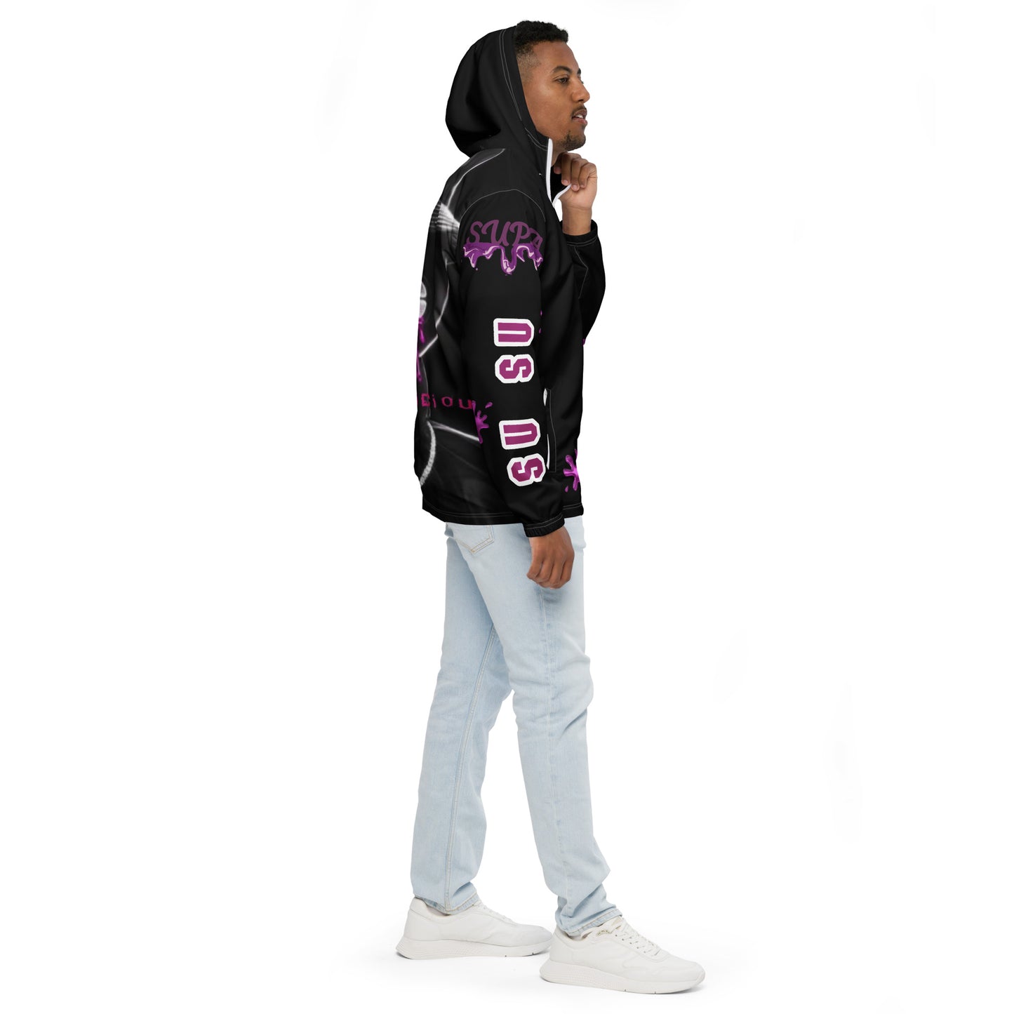 SUPA PINK ICE Men’s windbreaker