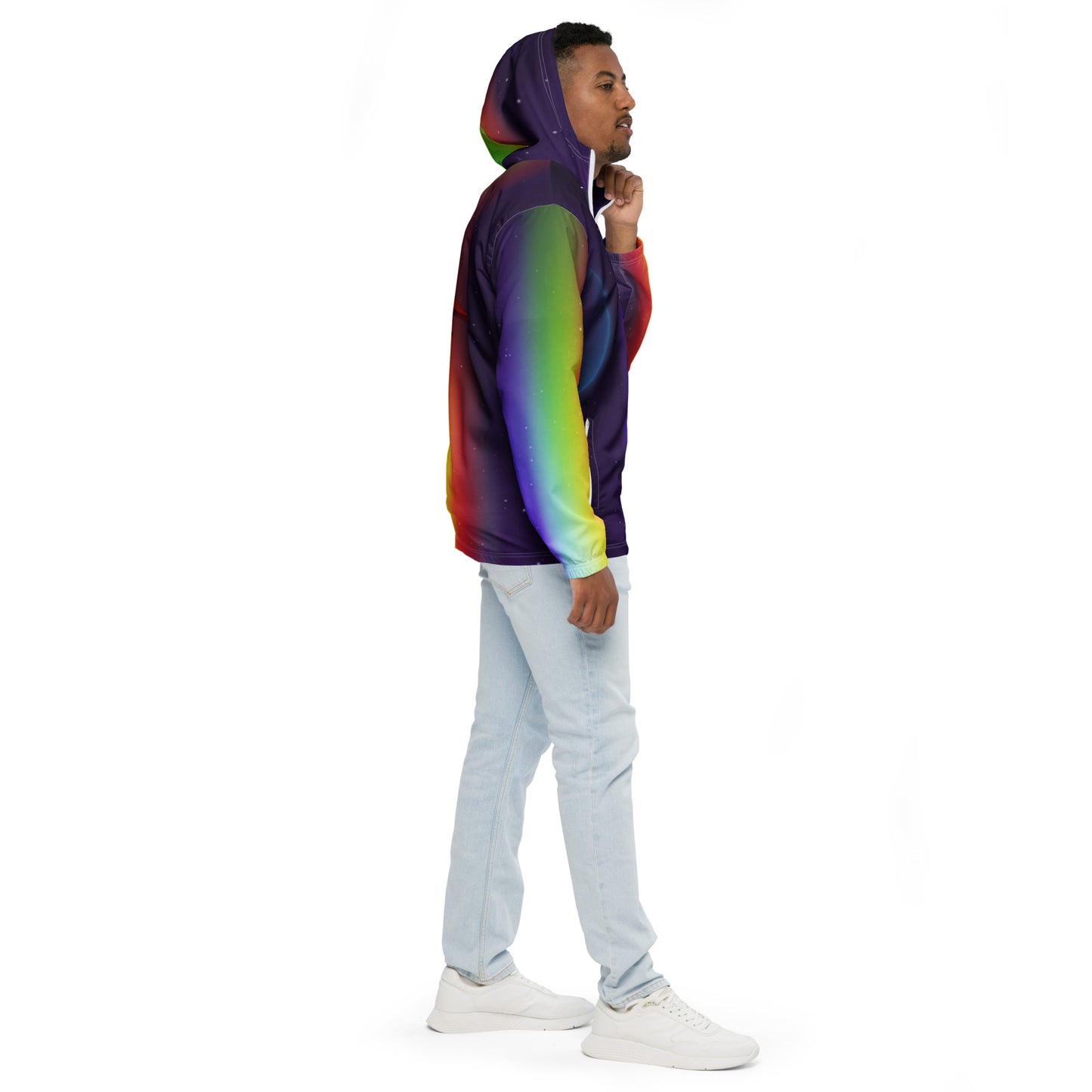 supa rainbow Men’s windbreaker