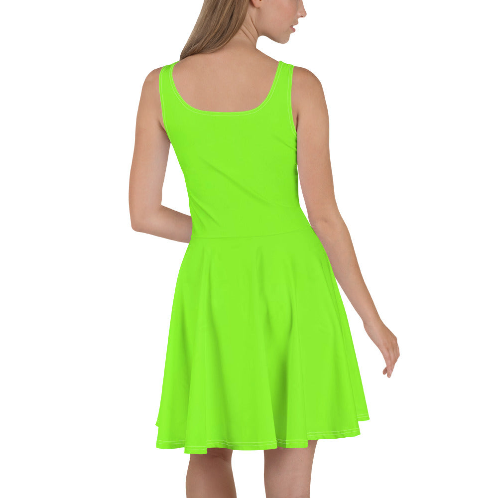 SUPA LIME Skater Dress