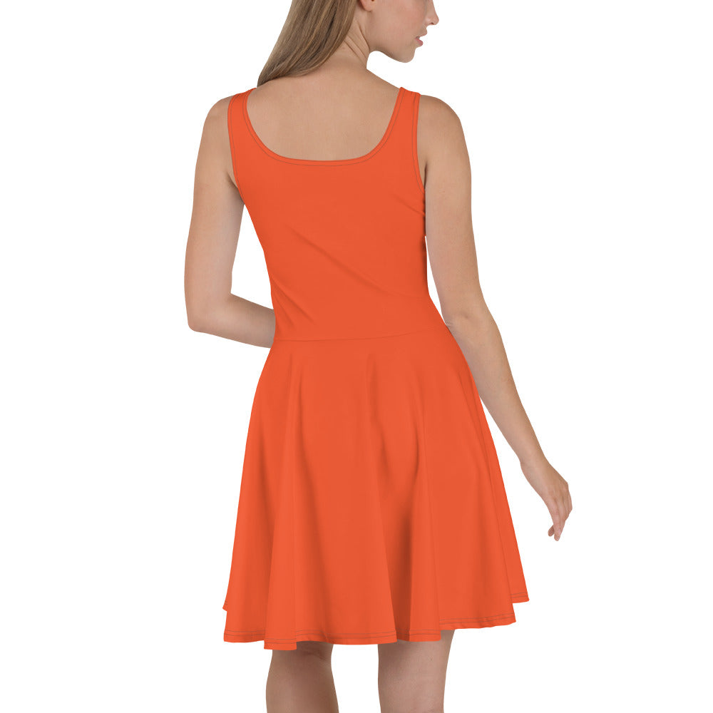 supa orange Skater Dress