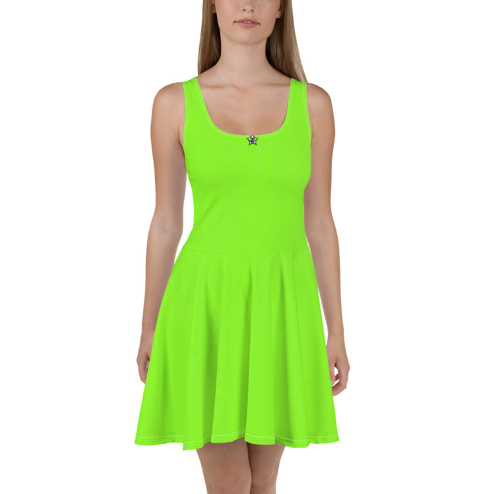 SUPA LIME Skater Dress