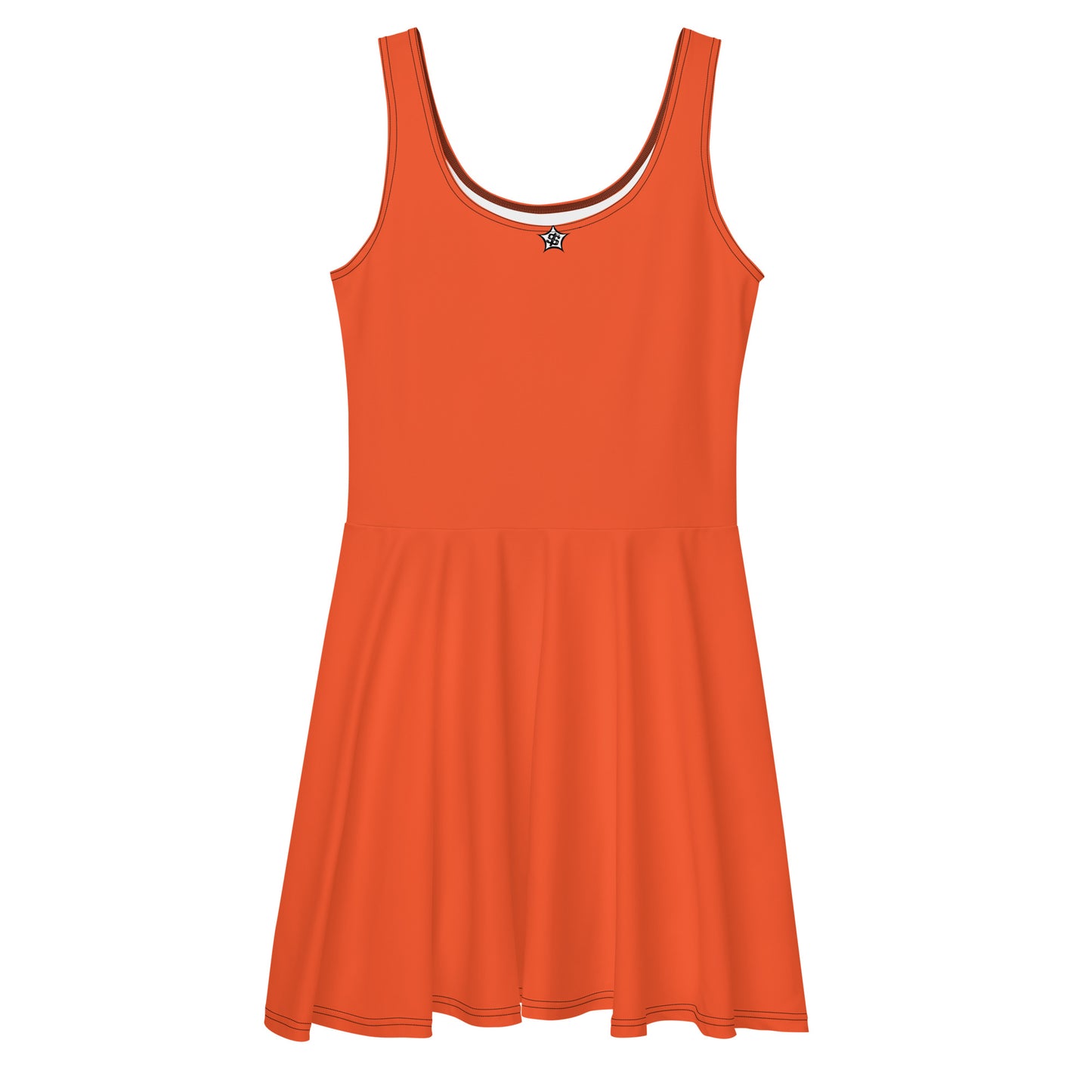 supa orange Skater Dress