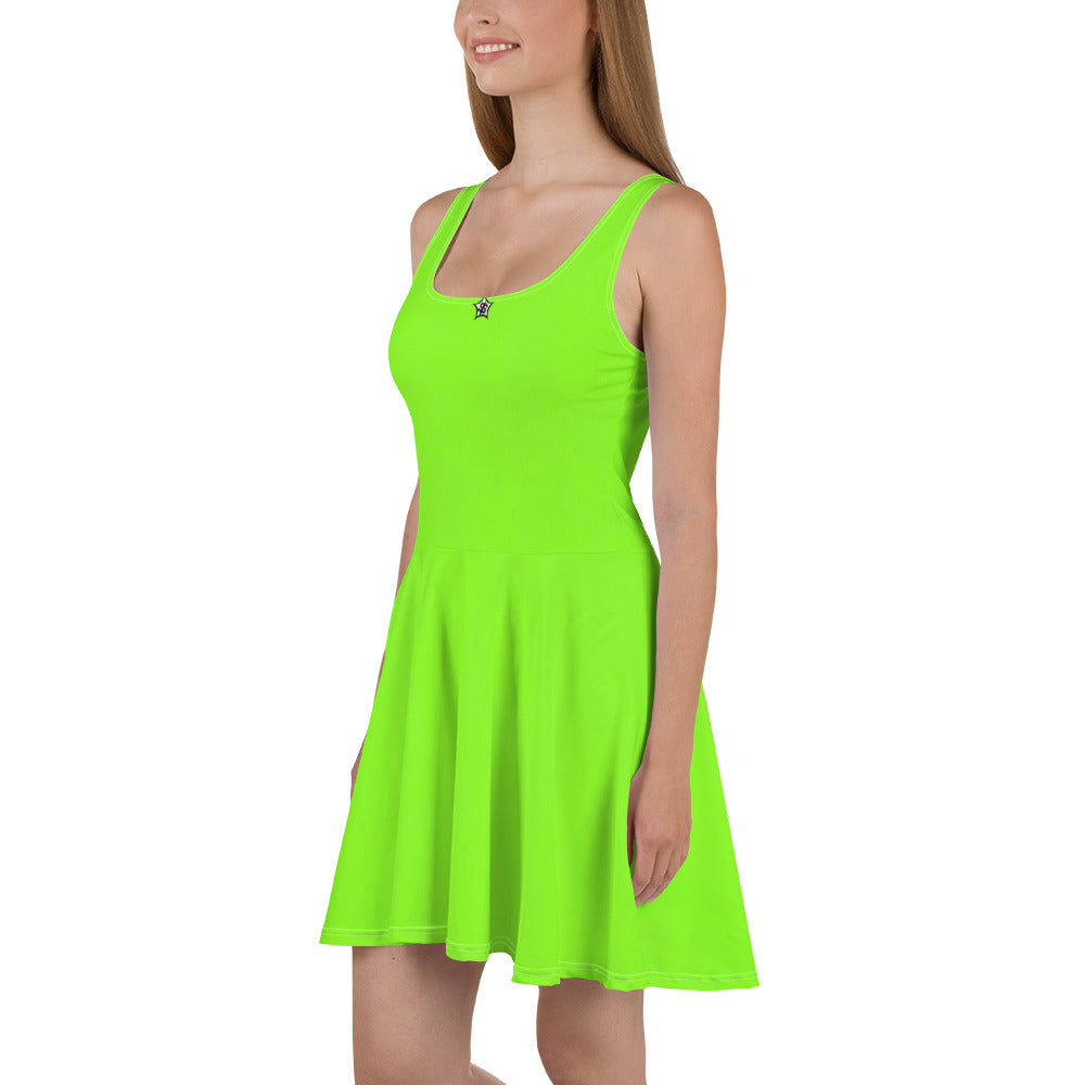 SUPA LIME Skater Dress