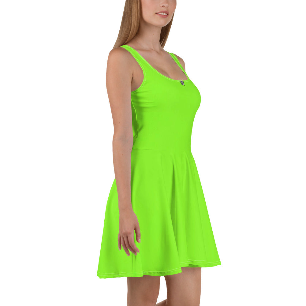 SUPA LIME Skater Dress