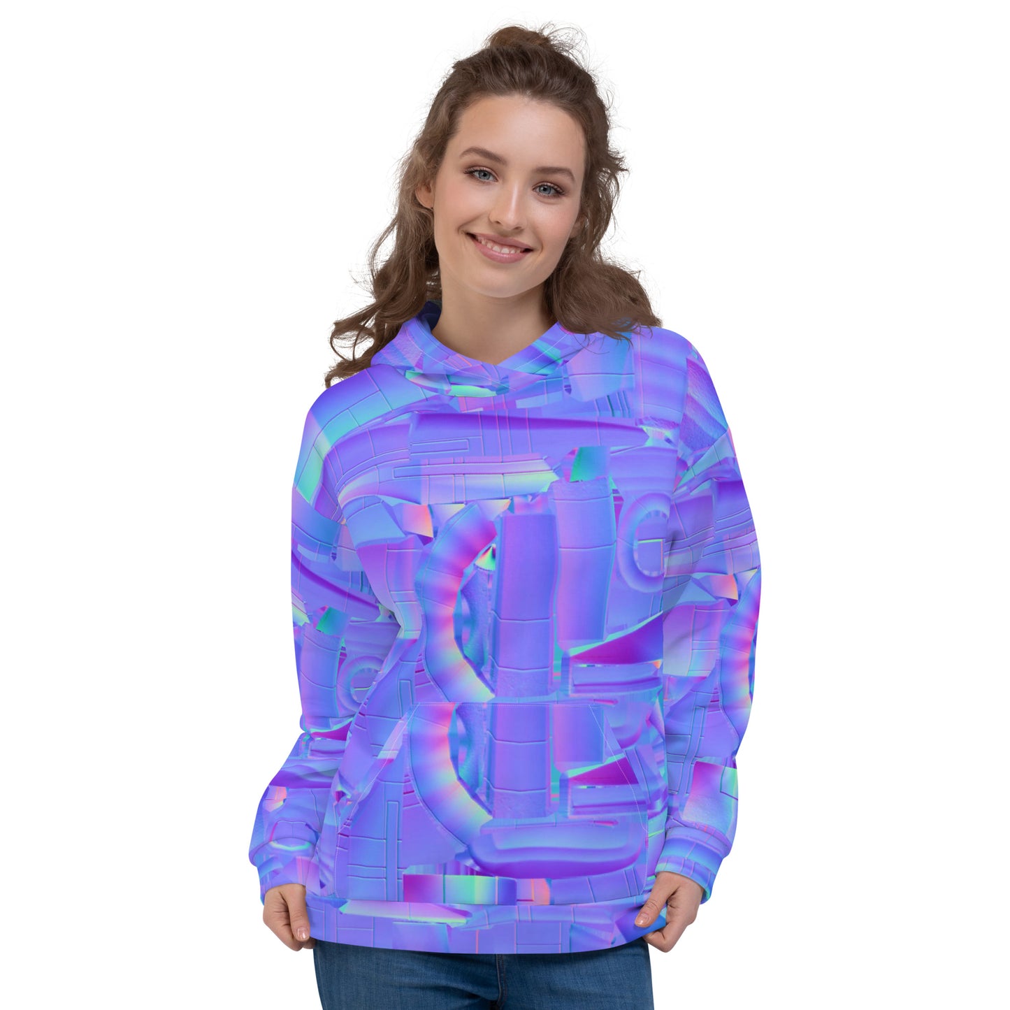 SuPER NEOn PURPLle Unisex Hoodie