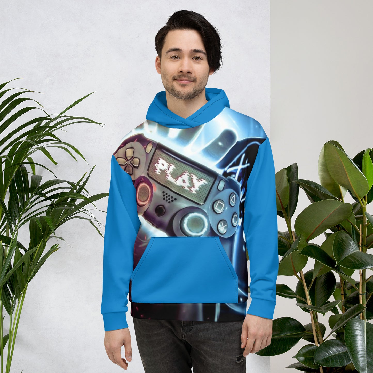 SUPA BLUE GAMER Unisex Hoodie
