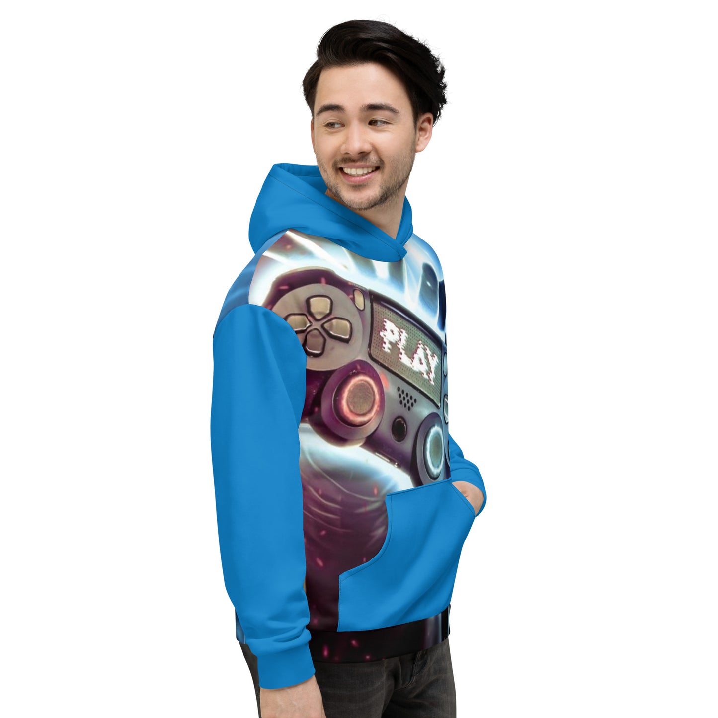SUPA BLUE GAMER Unisex Hoodie