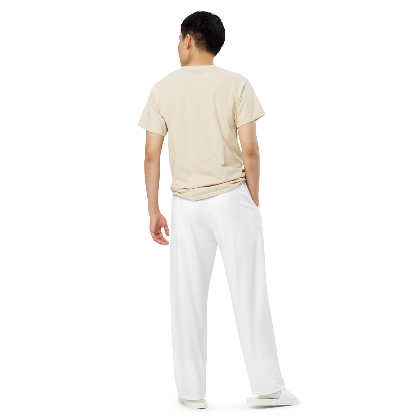 VOYEA All-over print unisex wide-leg pants