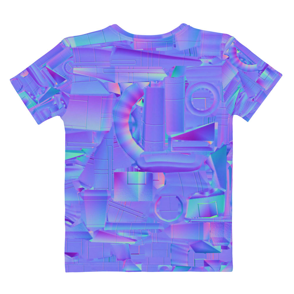 SuPeR NEOn puRPle Women's T-shirt