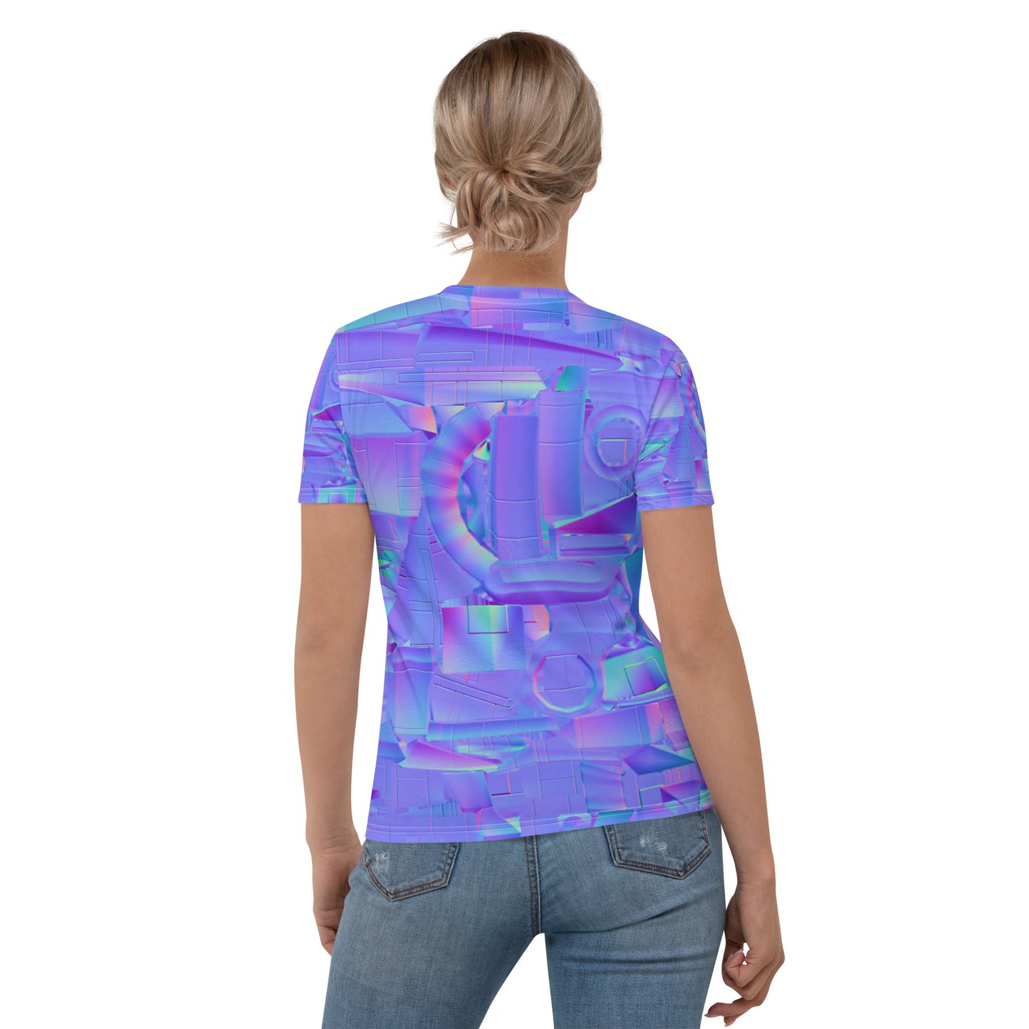 SuPeR NEOn puRPle Women's T-shirt