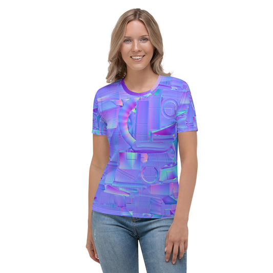 SuPeR NEOn puRPle Women's T-shirt
