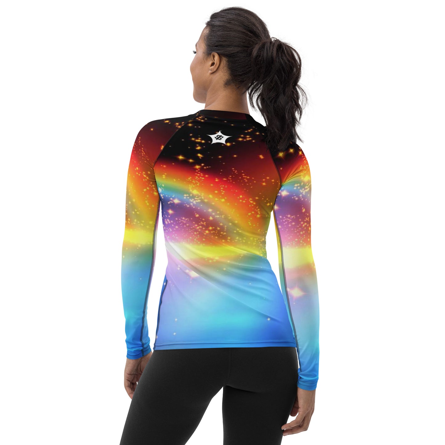 SUPA RAINBOW Women's Rash Guard