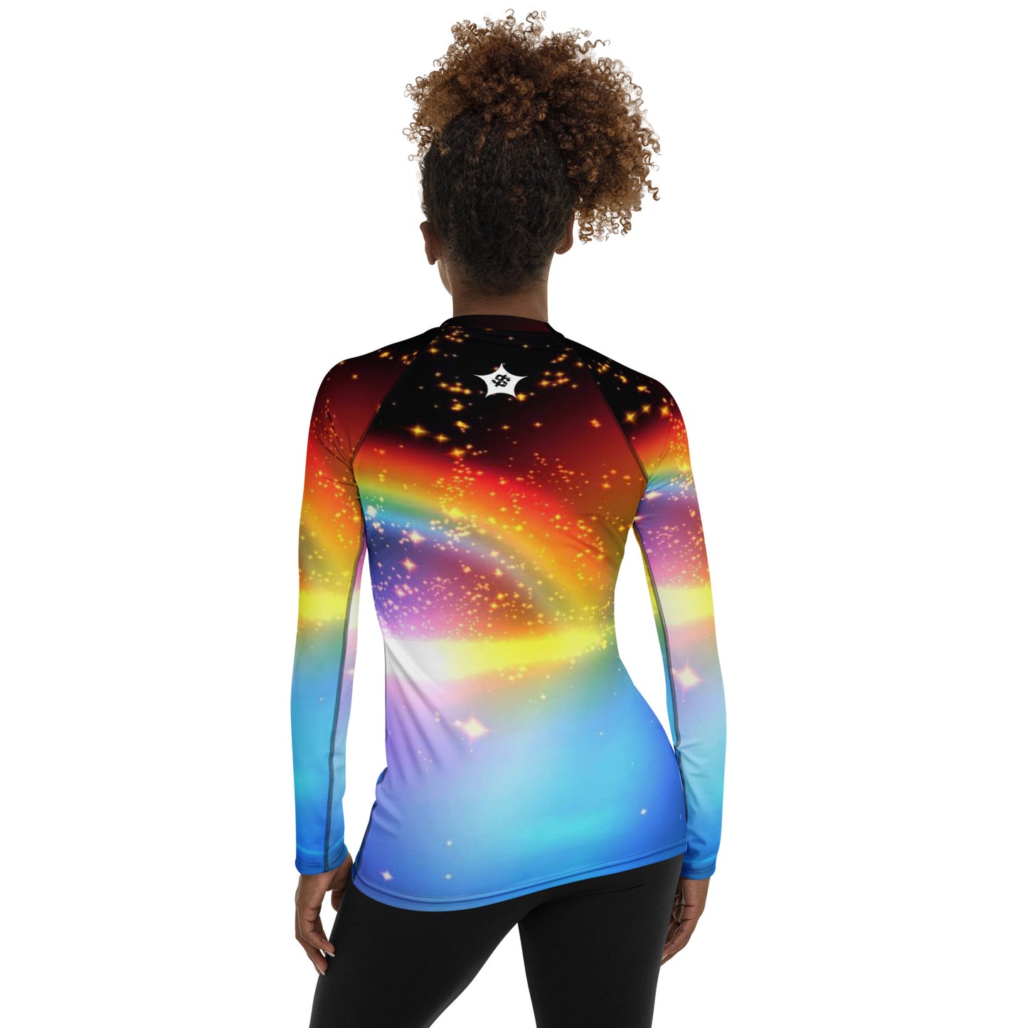 SUPA RAINBOW Women's Rash Guard