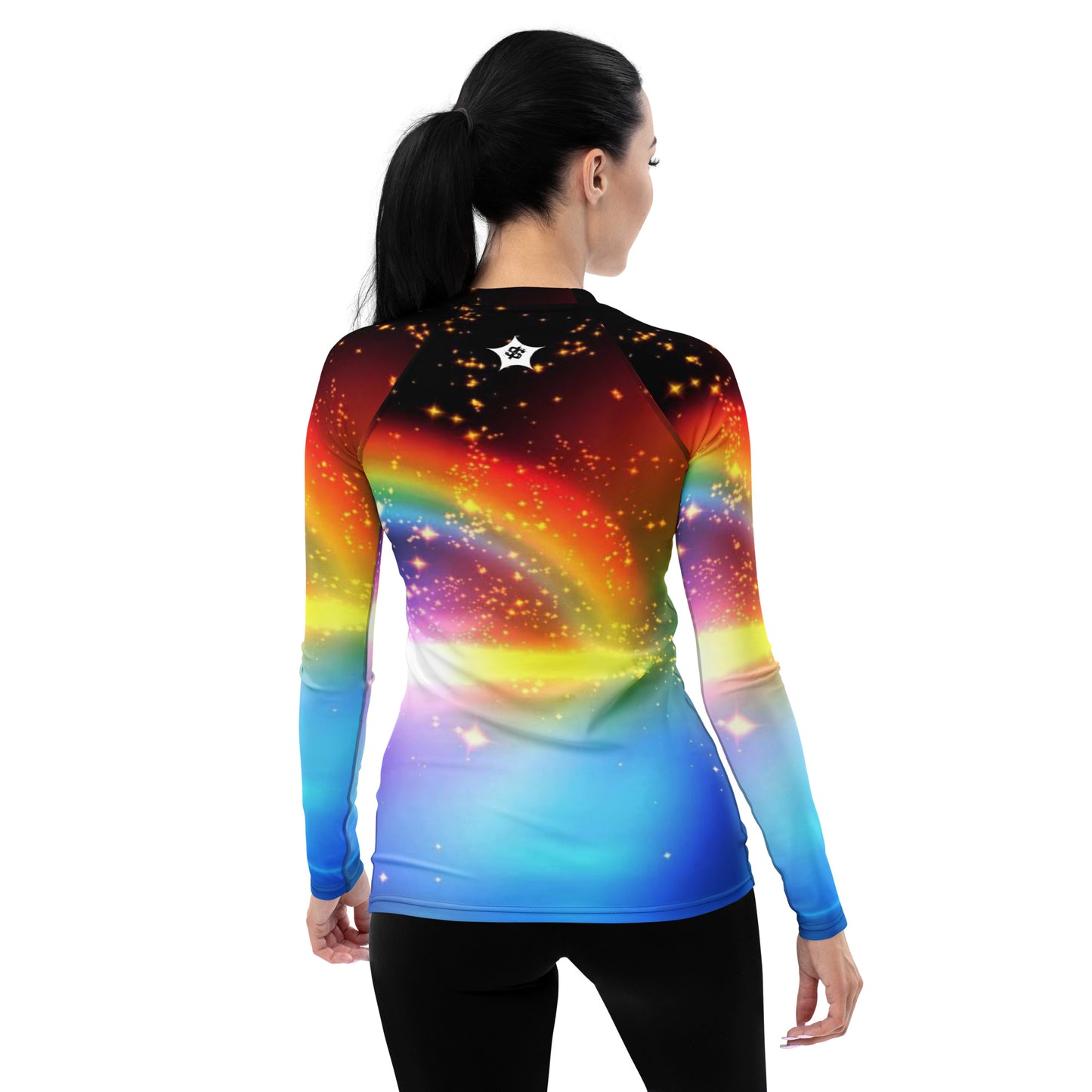 SUPA RAINBOW Women's Rash Guard