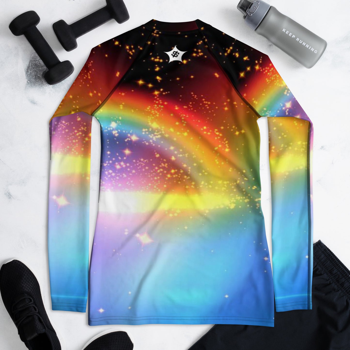 SUPA RAINBOW Women's Rash Guard