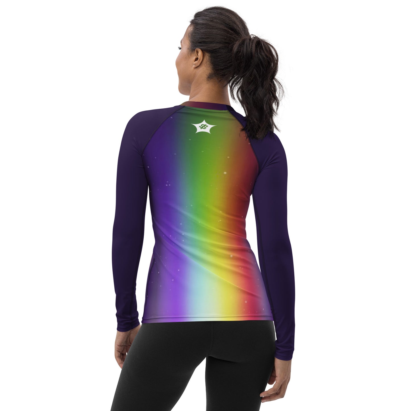 SUPA RAINBOW Women's Rash Guard