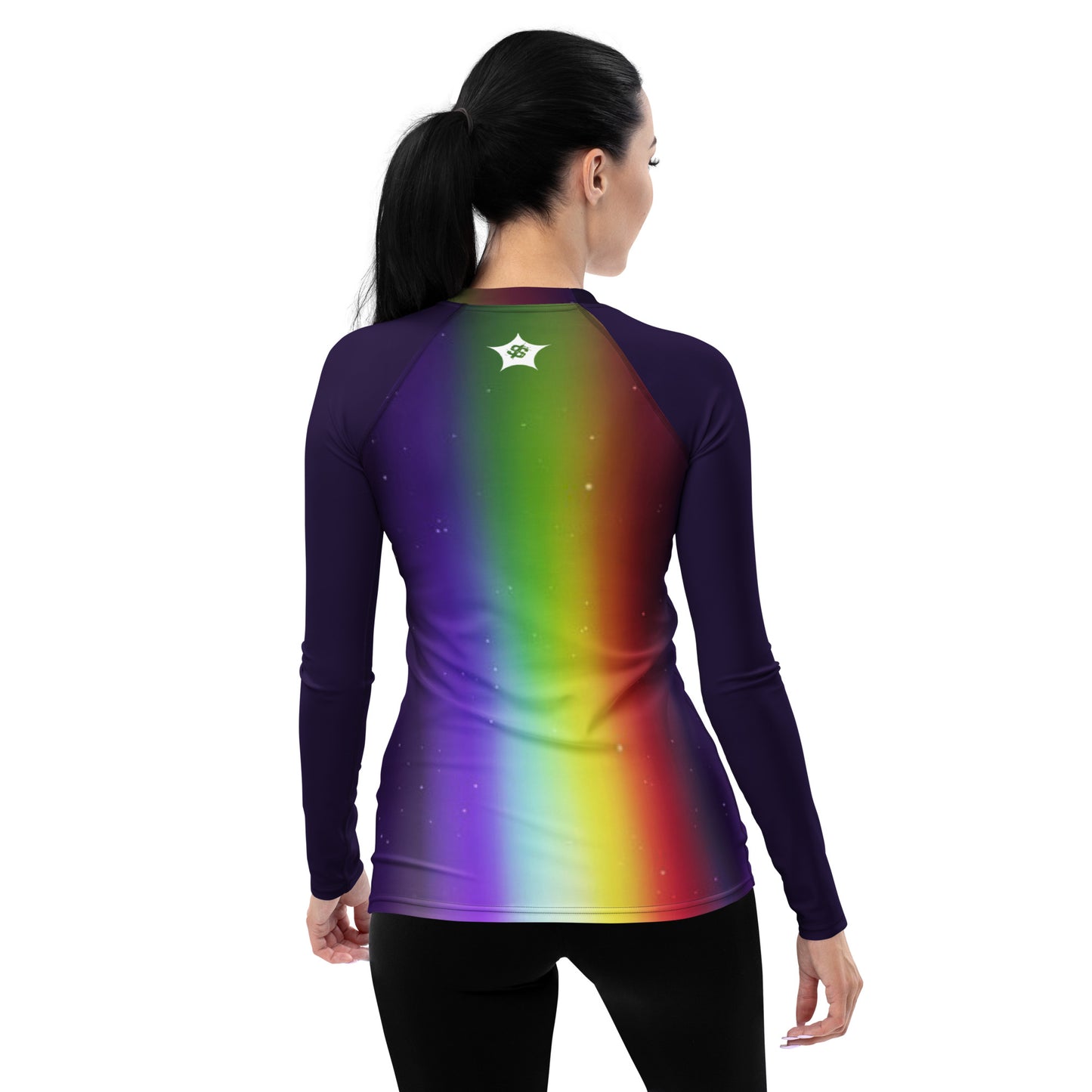 SUPA RAINBOW Women's Rash Guard