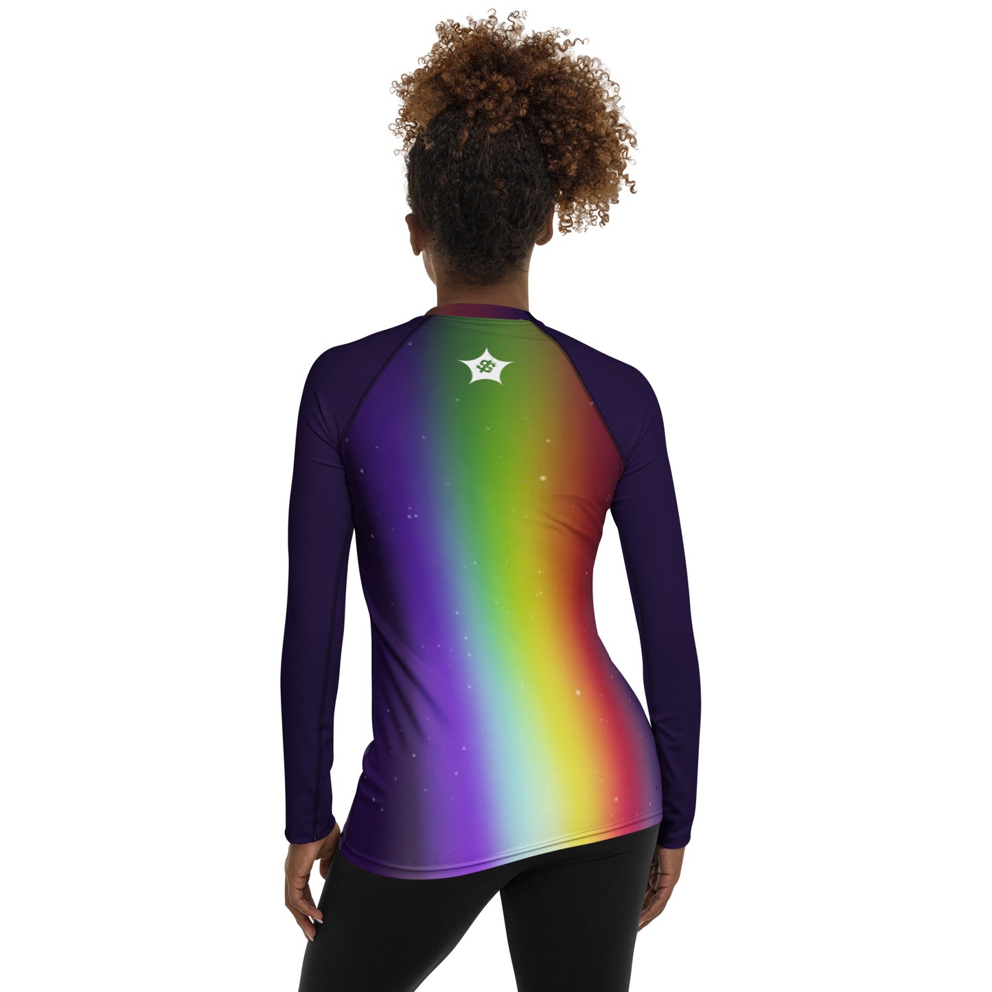 SUPA RAINBOW Women's Rash Guard