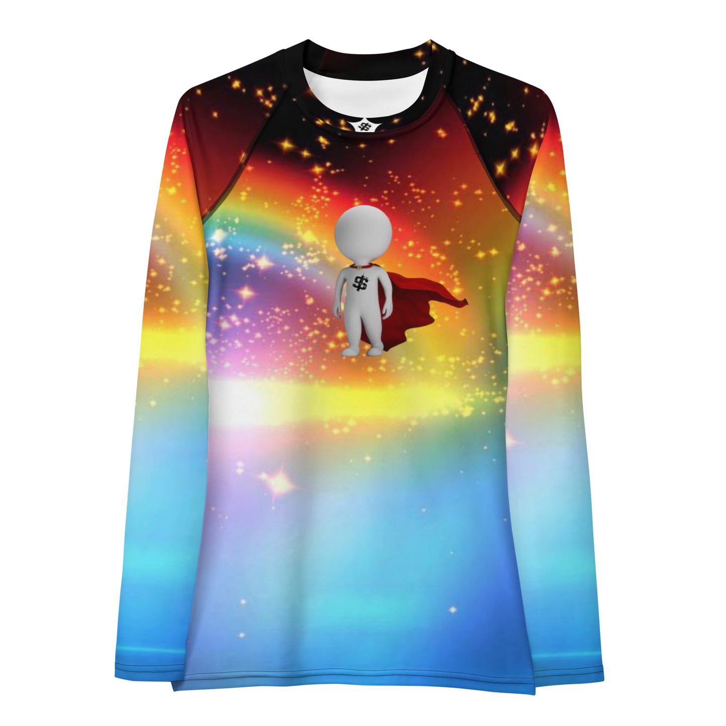 SUPA RAINBOW Women's Rash Guard