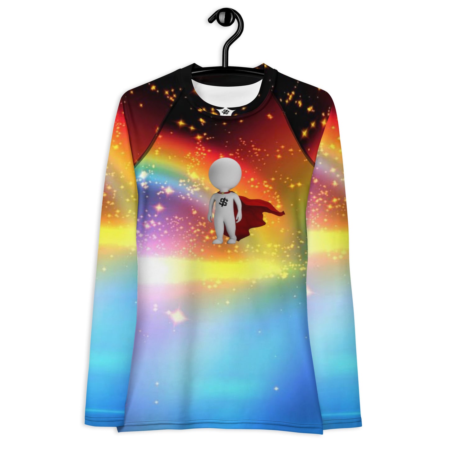 SUPA RAINBOW Women's Rash Guard