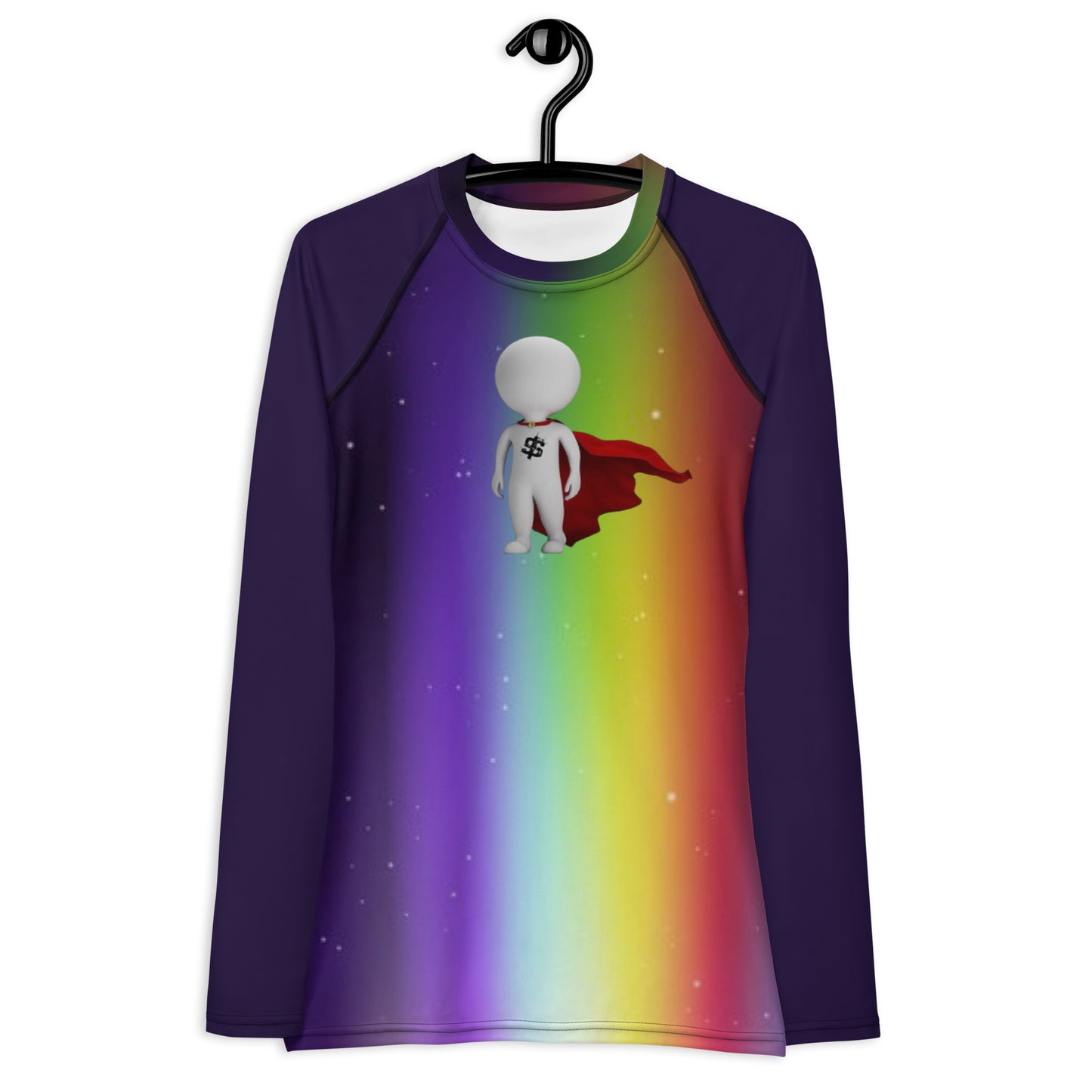SUPA RAINBOW Women's Rash Guard