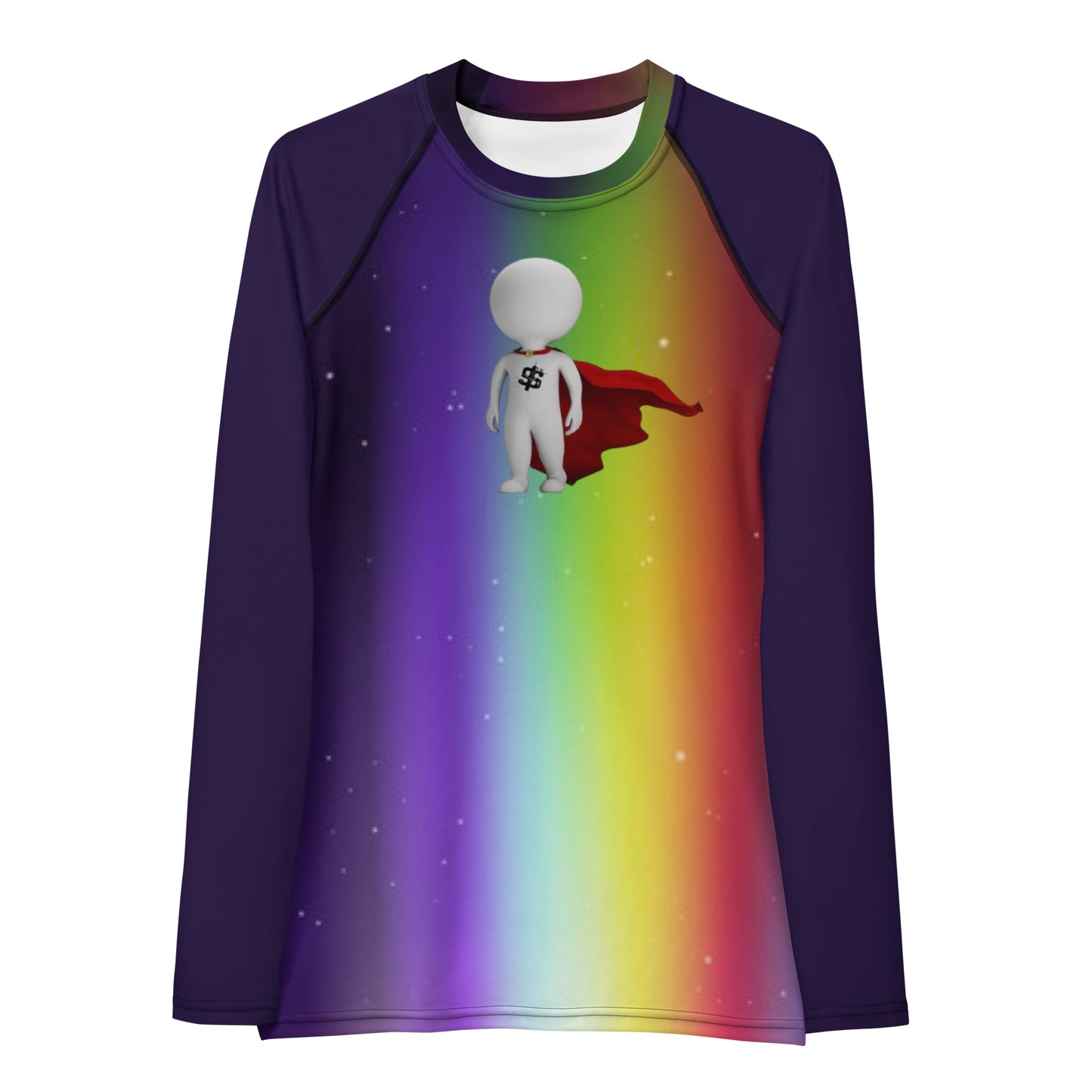 SUPA RAINBOW Women's Rash Guard