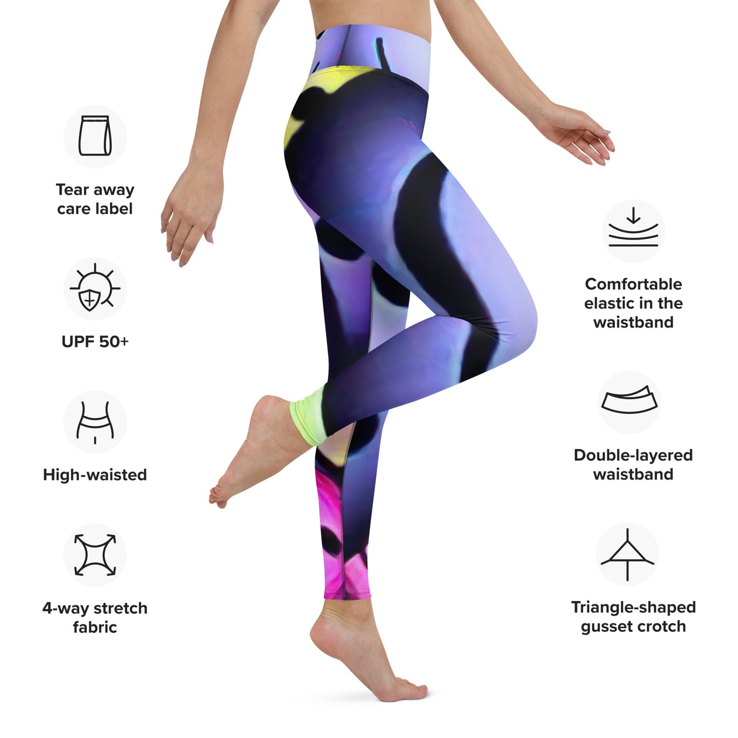 supa smiley Yoga Leggings