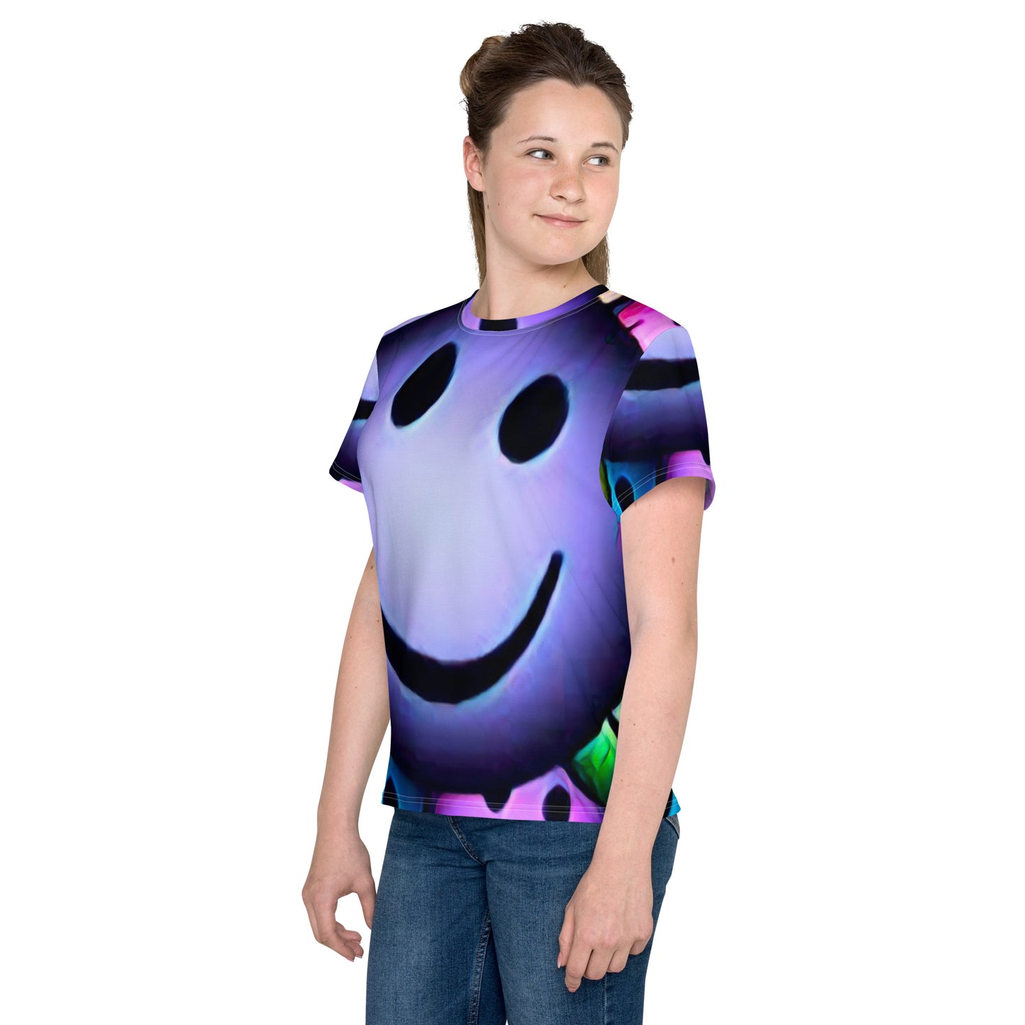 supa smile  Youth crew neck t-shirt