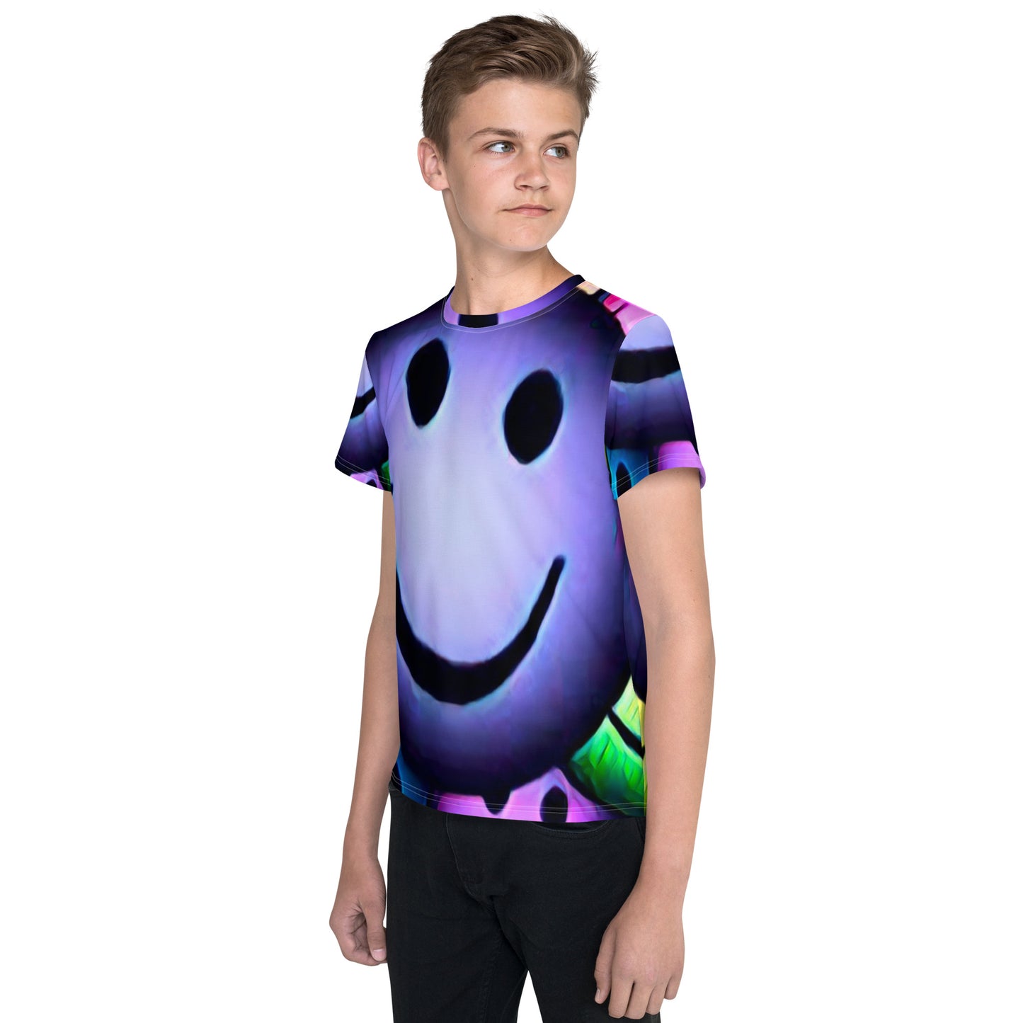 supa smile  Youth crew neck t-shirt