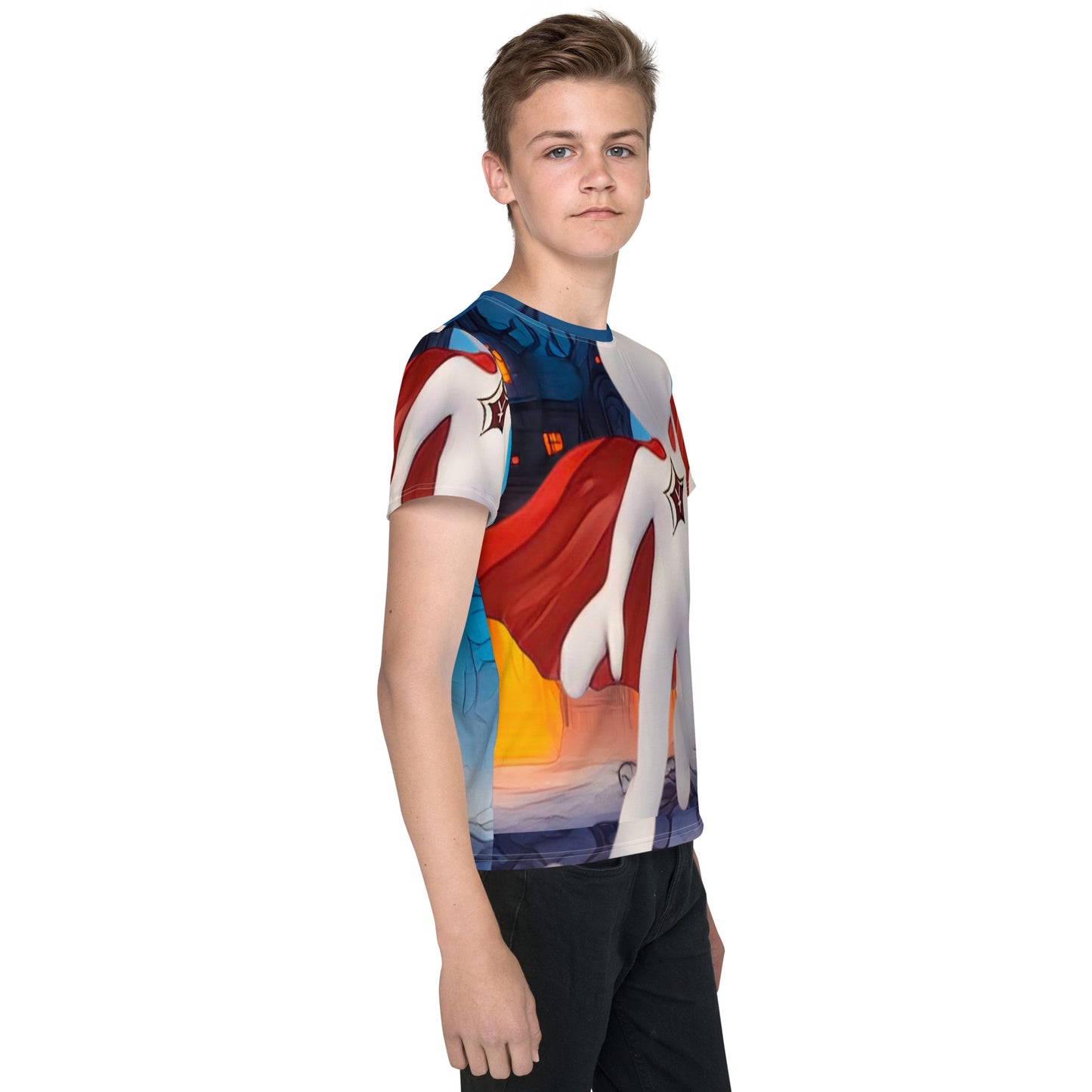SuPeR Youth crew neck t-shirt