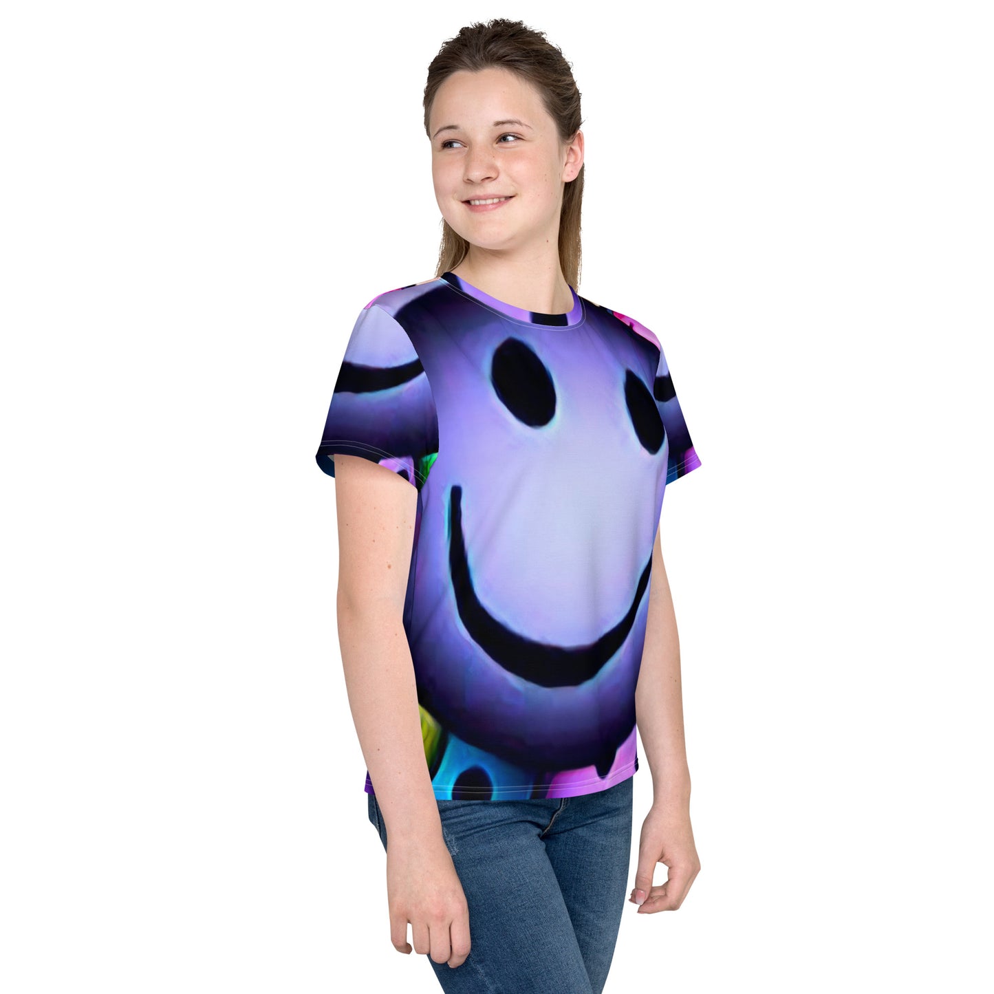 supa smile  Youth crew neck t-shirt