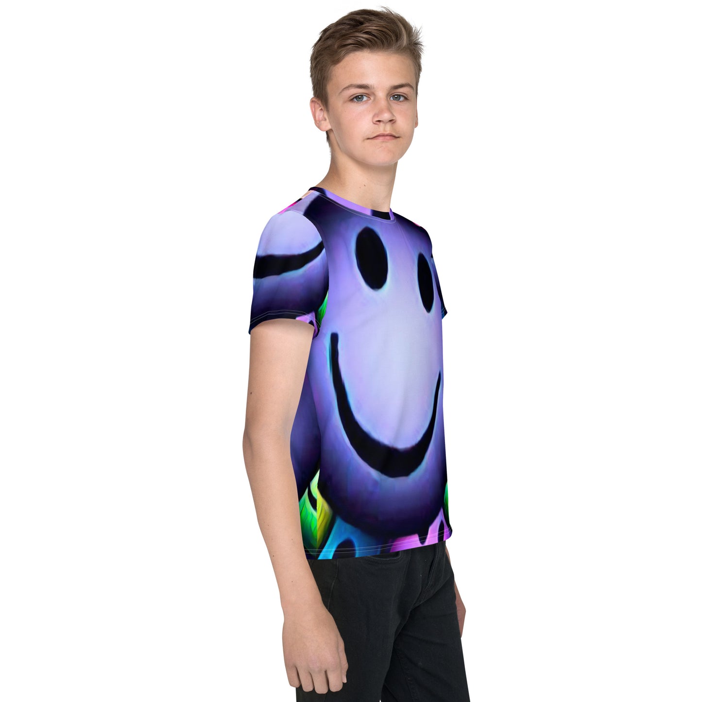 supa smile  Youth crew neck t-shirt