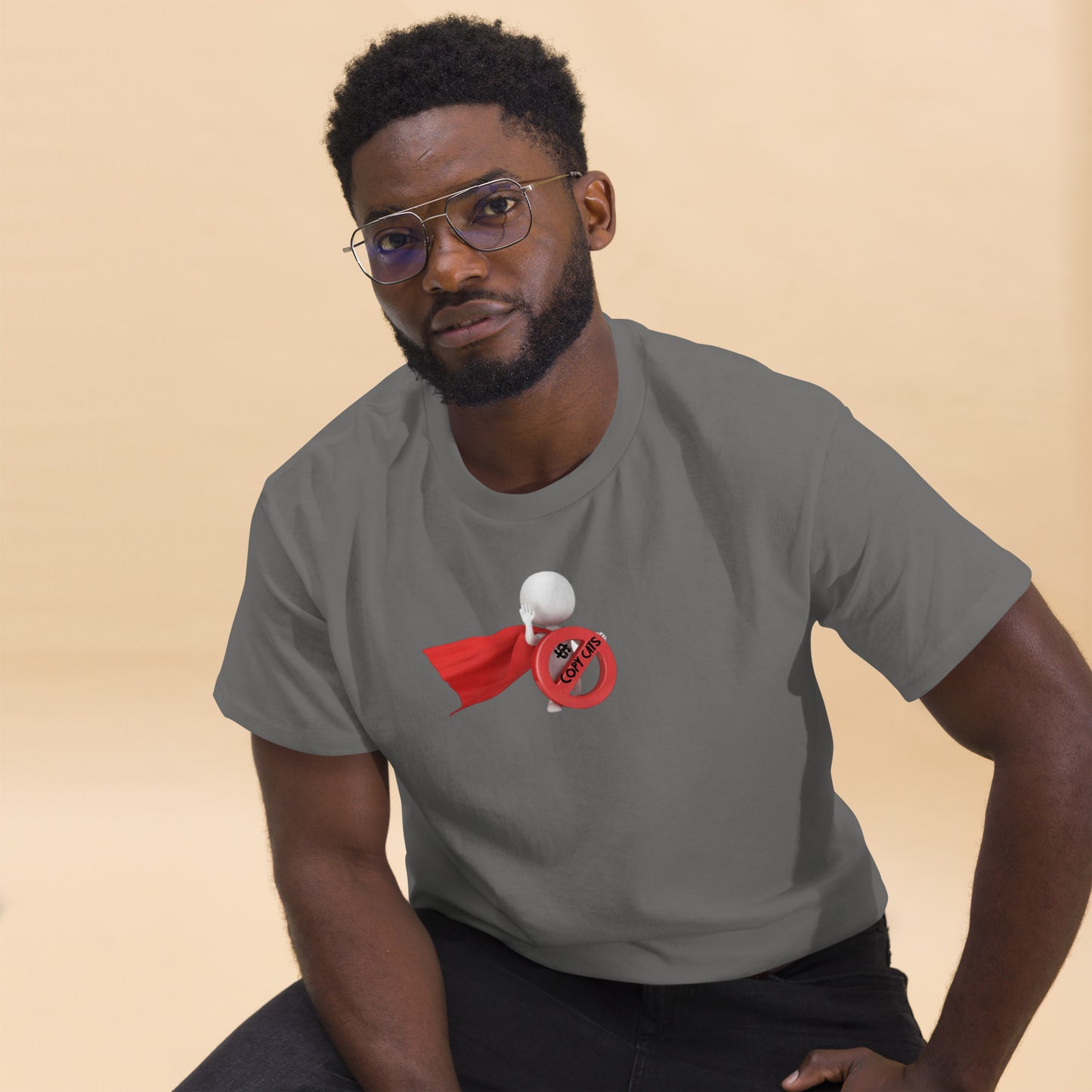 SuPeRKiDViCiouZ no copy cats  Men's classic tee