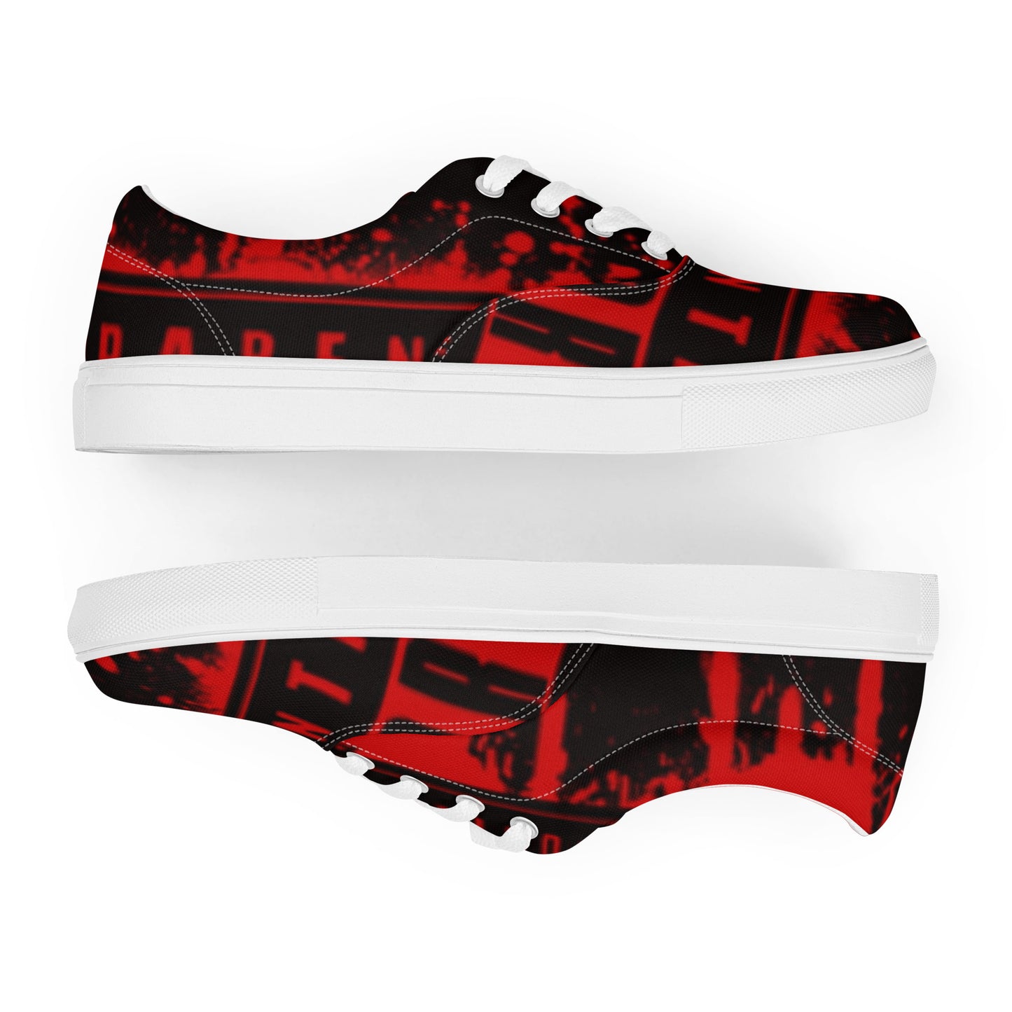 RED LYRIC Men’s lace-up canvas shoes