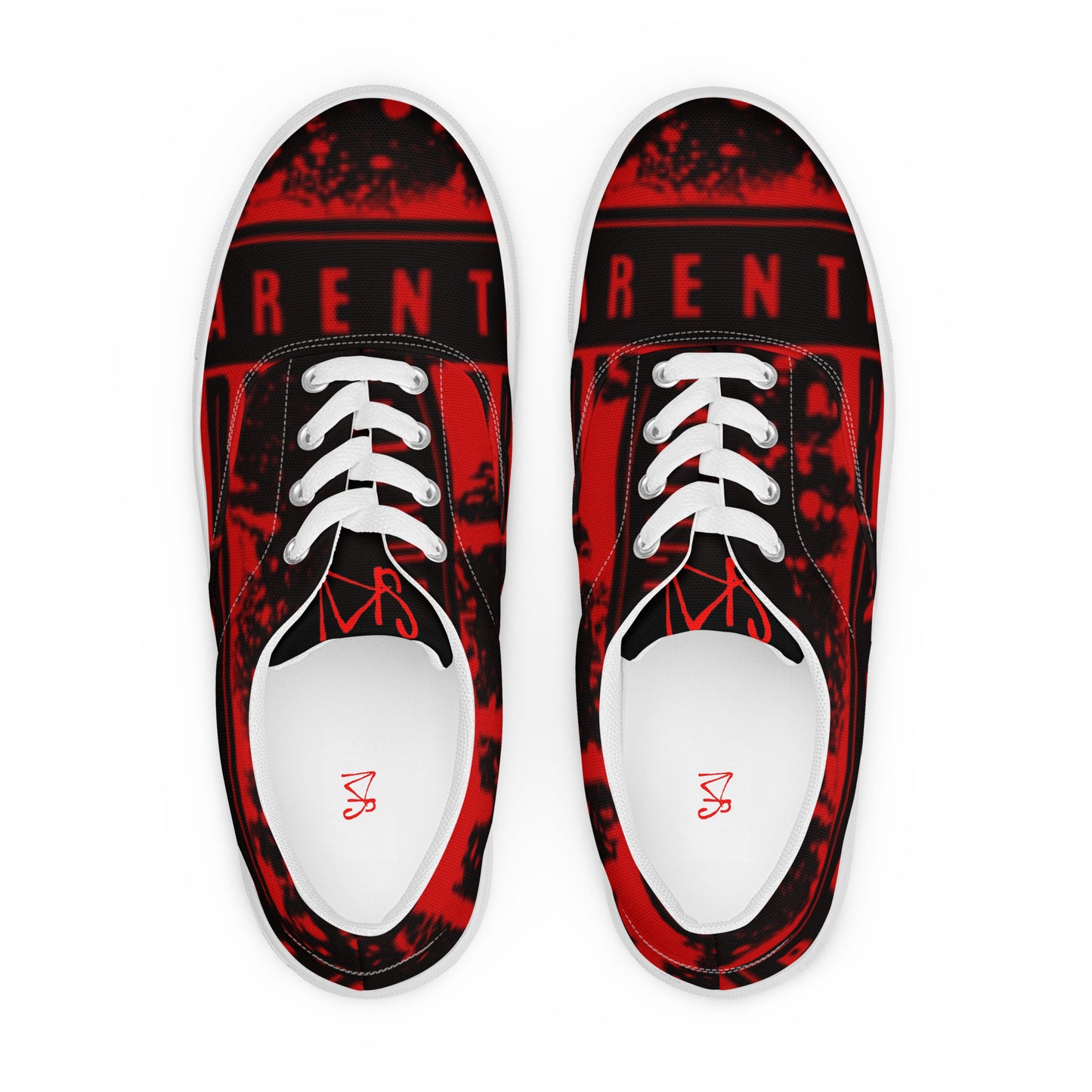 RED LYRIC Men’s lace-up canvas shoes