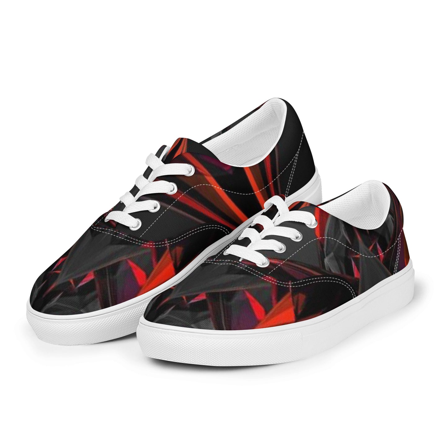 SUPER RED Men’s lace-up canvas shoes