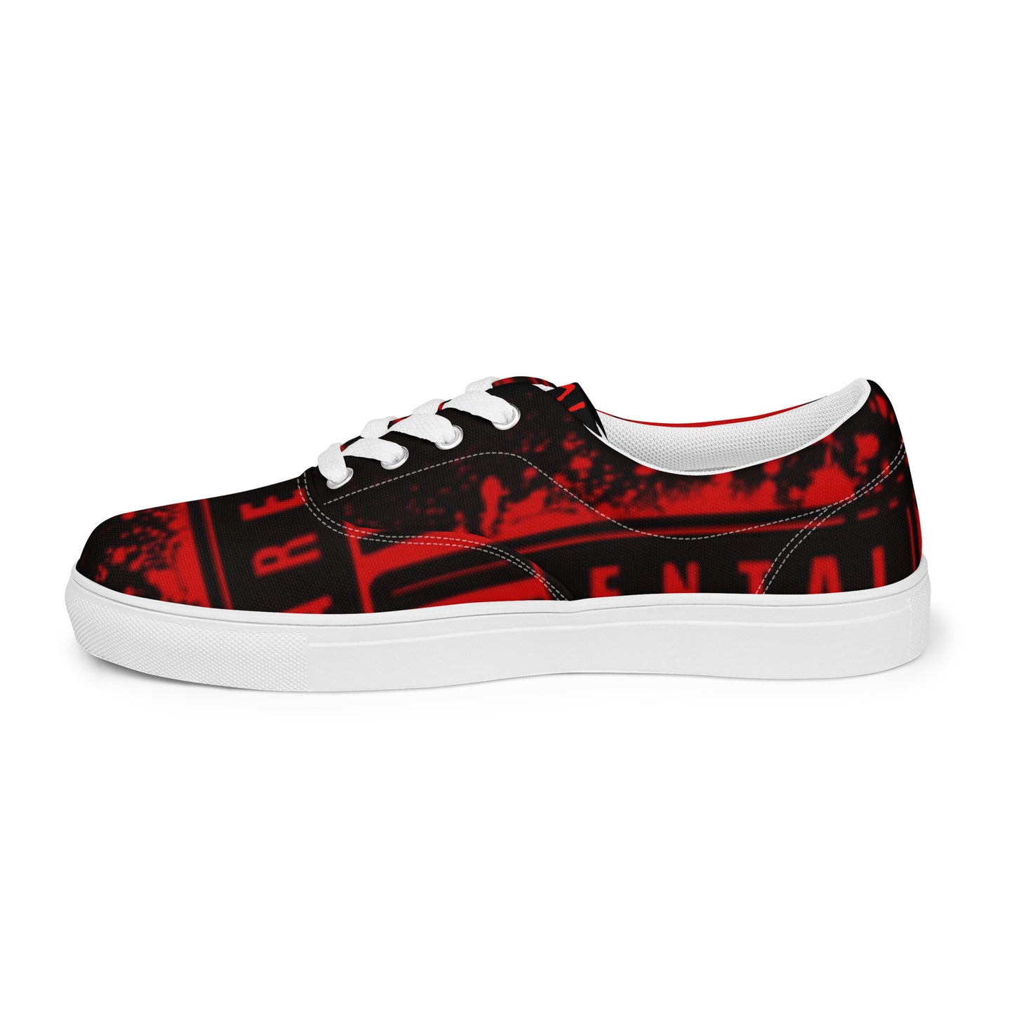 RED LYRIC Men’s lace-up canvas shoes
