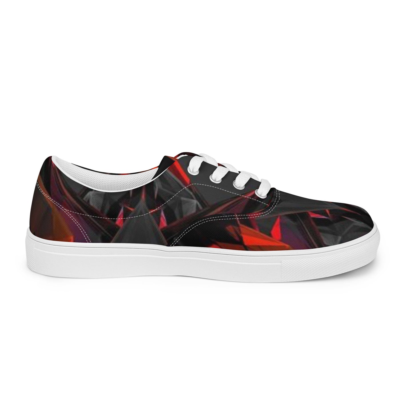 SUPER RED Men’s lace-up canvas shoes