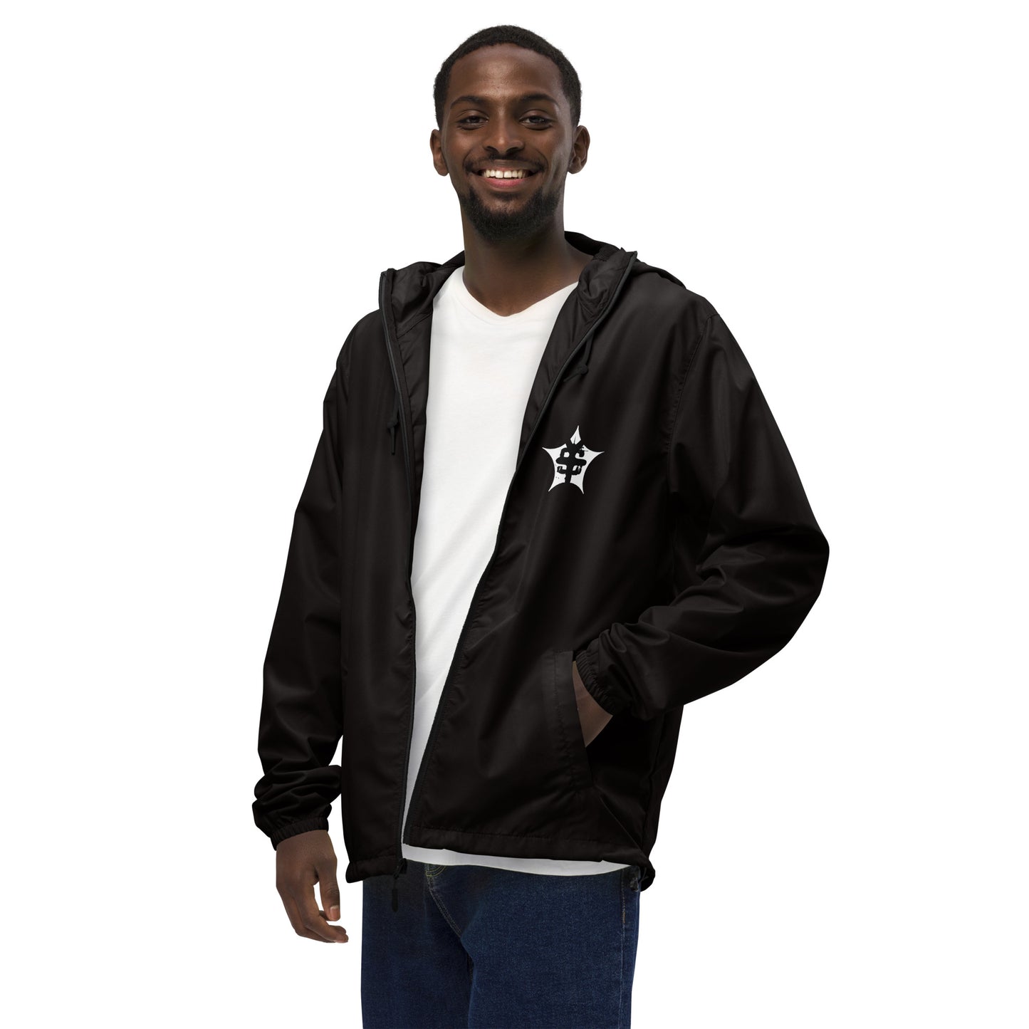 super Unisex lightweight zip up windbreaker