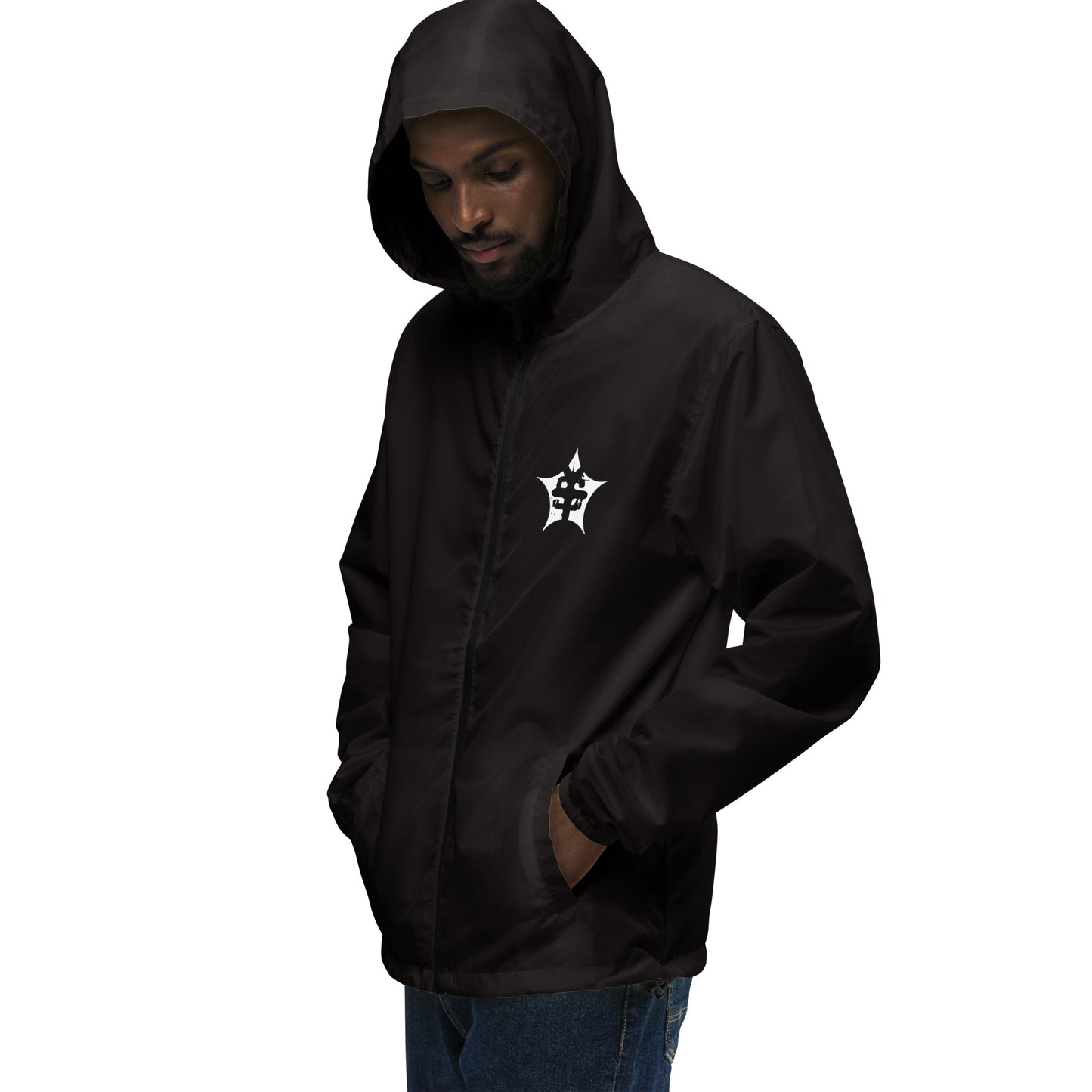 super Unisex lightweight zip up windbreaker