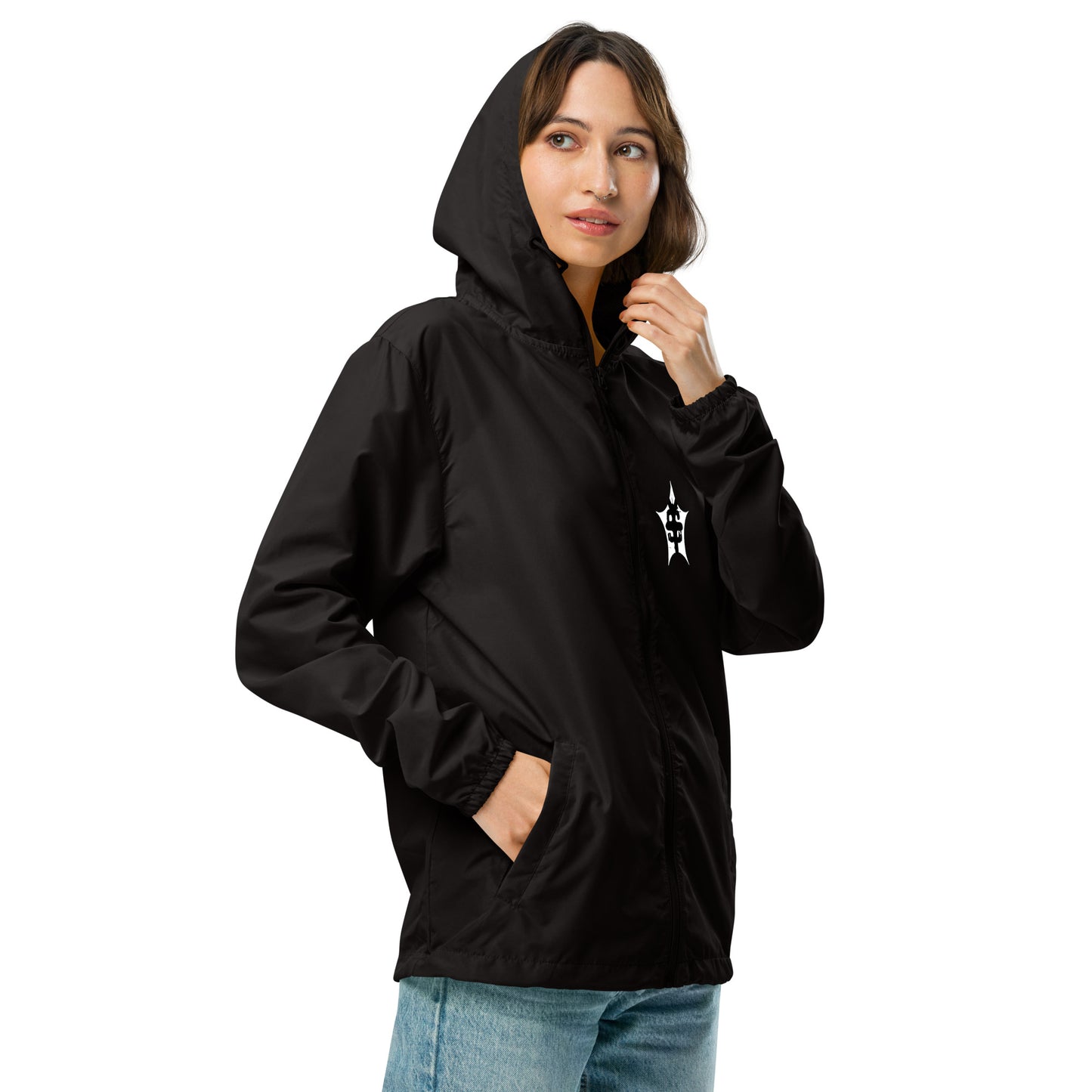 super Unisex lightweight zip up windbreaker
