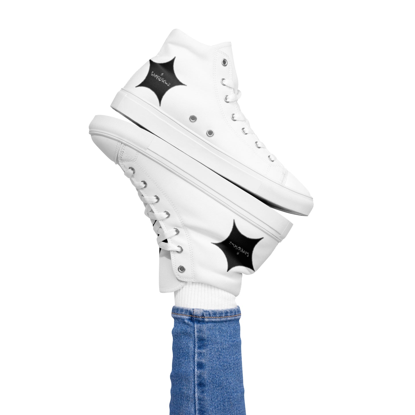 Women’s high top canvas shoes