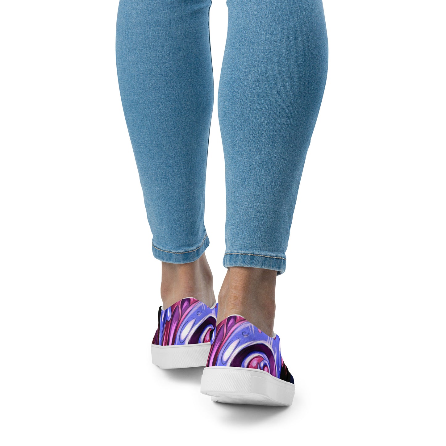 SUPA PINK Women’s slip-on canvas shoes